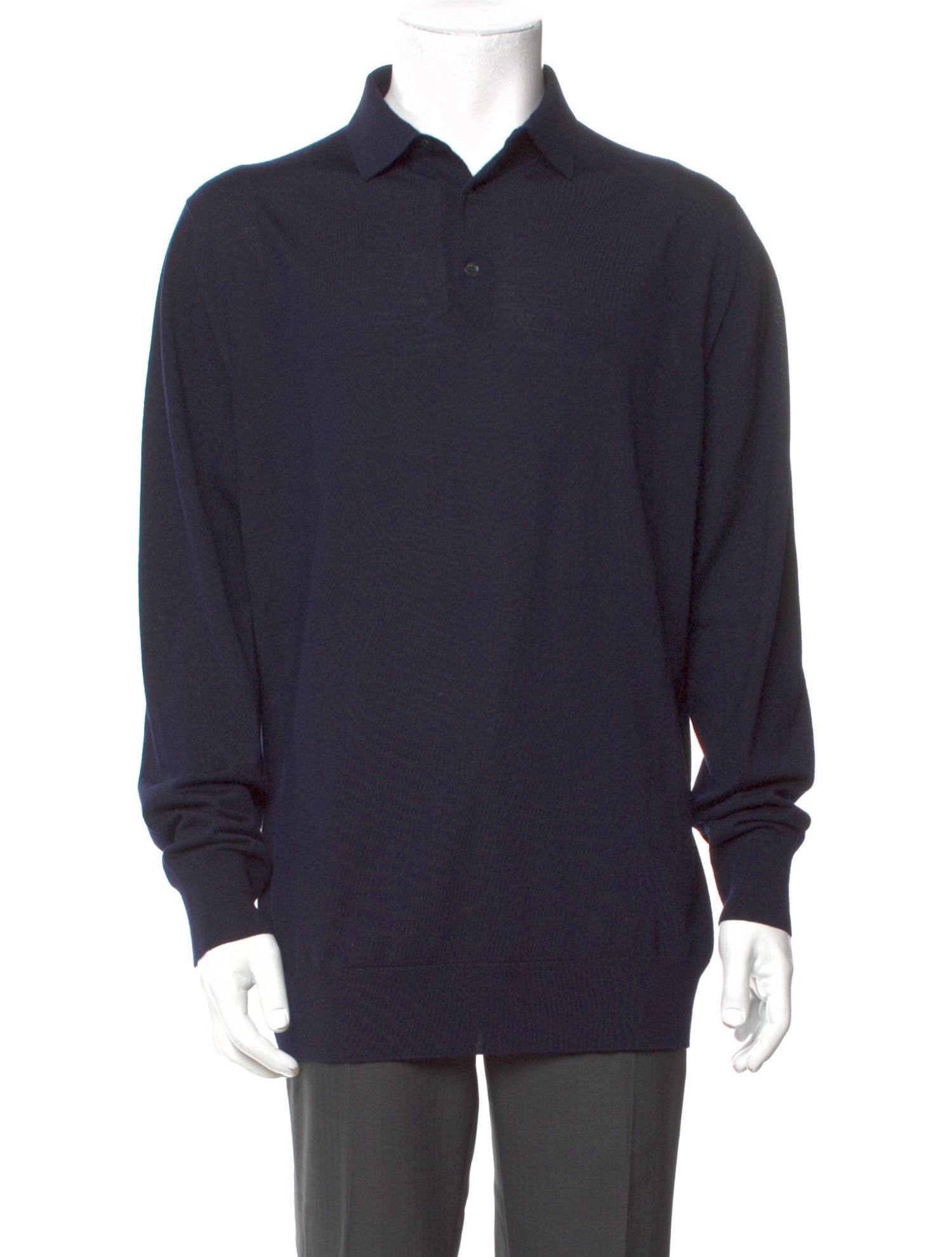 Loro Piana Wish® Virgin Wool Polo Sweater