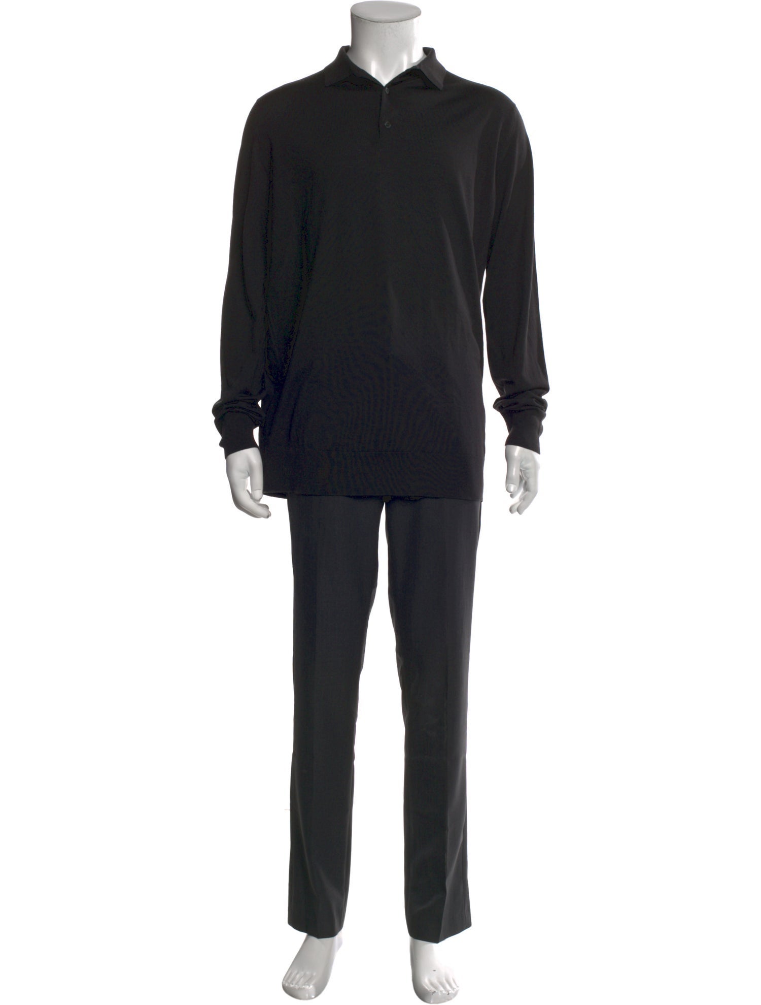 Loro Piana Wish® Virgin Wool Polo Sweater