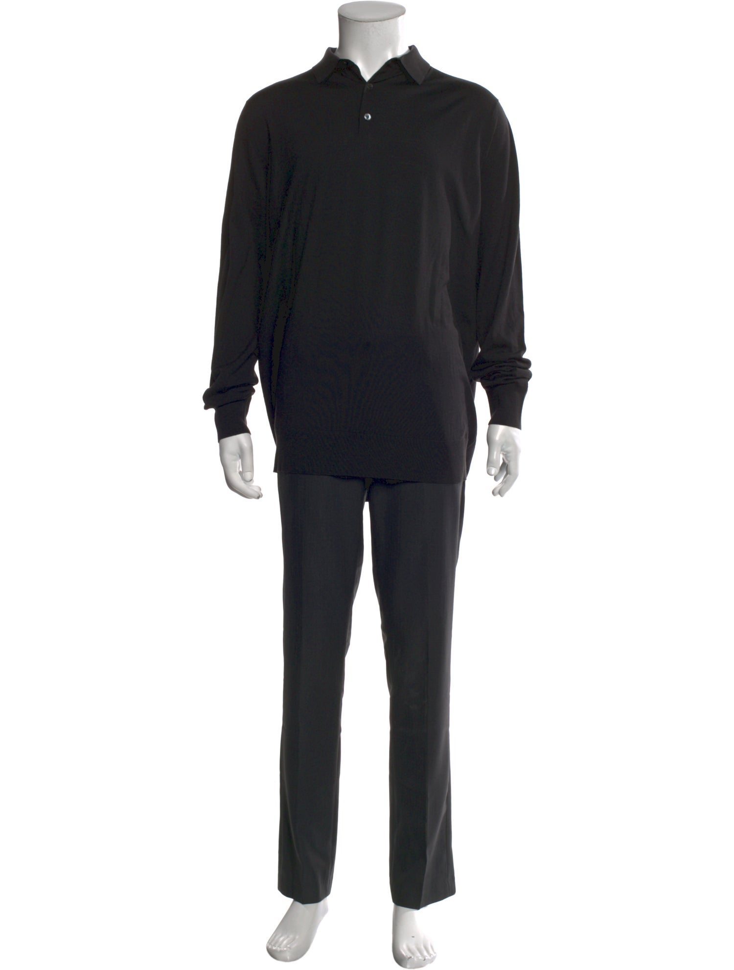 Loro Piana Wish® Virgin Wool Polo Sweater