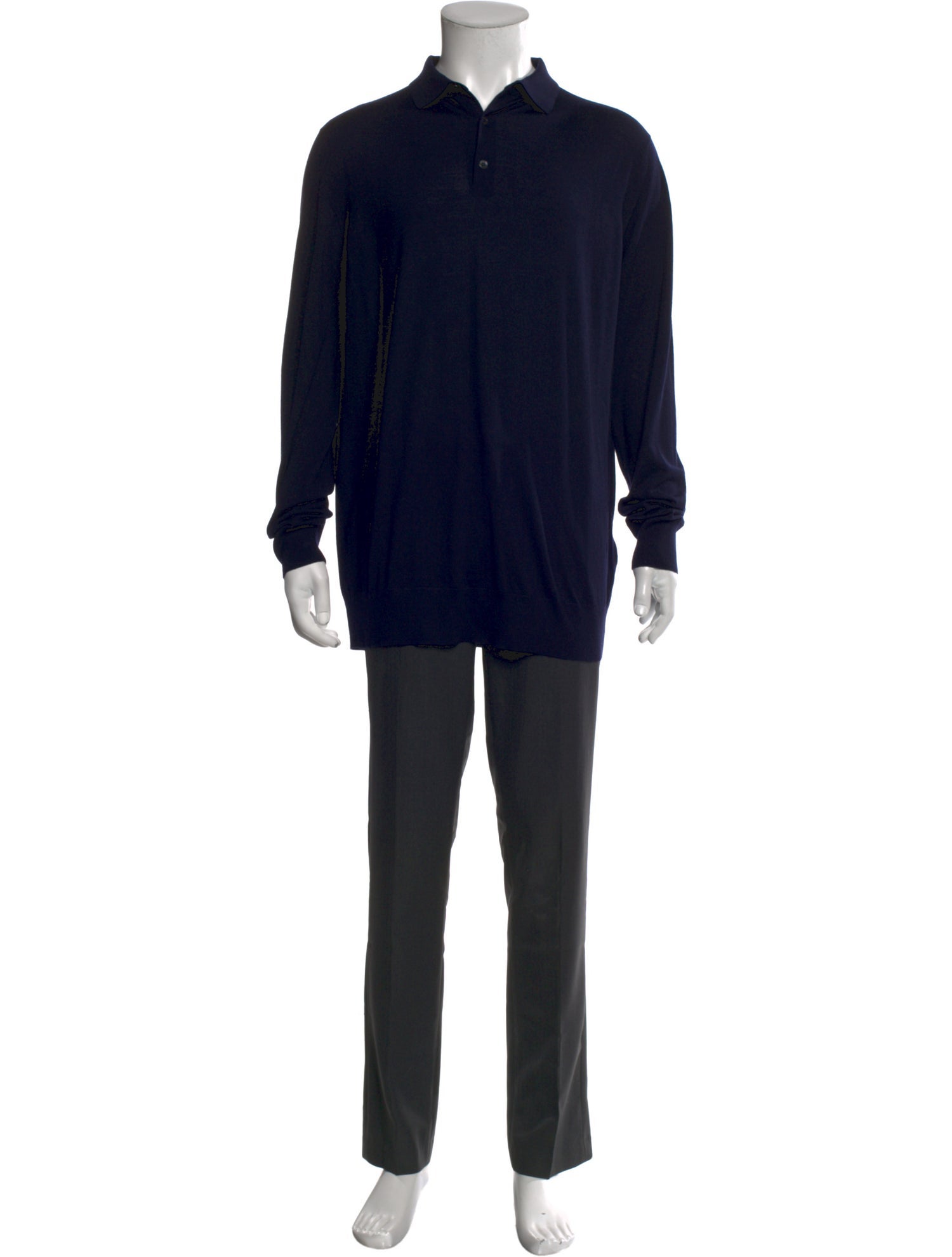 Loro Piana Wish® Virgin Wool Polo Sweater
