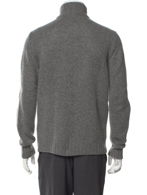 Loro Piana Baby Cashmere Mock Neck Cardigan