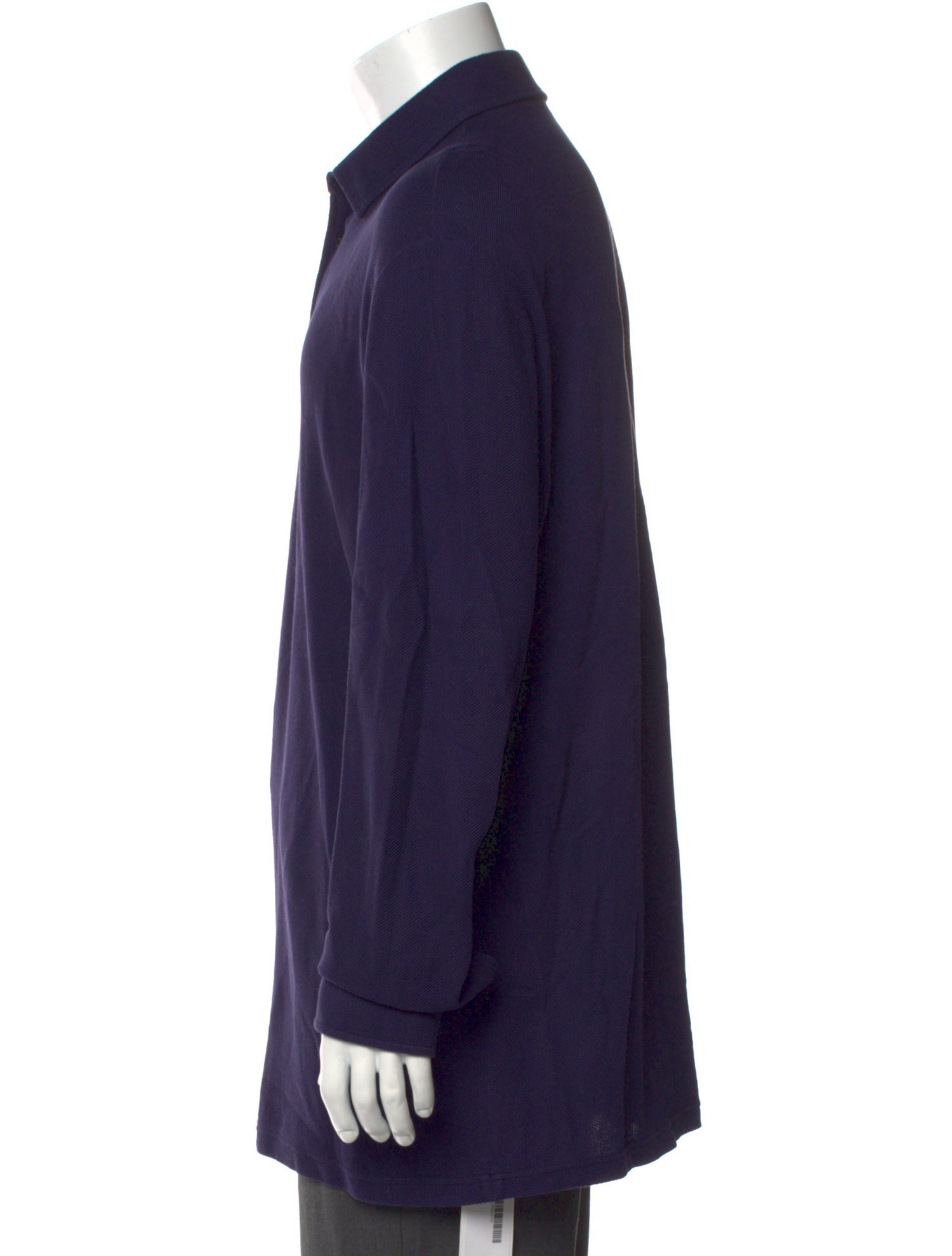 Loro Piana Collar Long Sleeve Polo Shirt