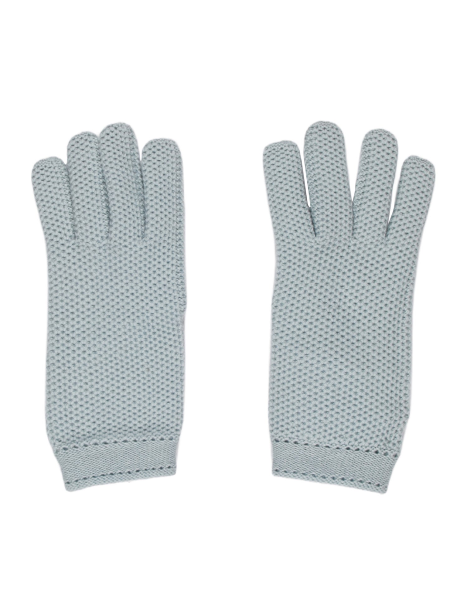 Loro Piana Solid Woven Gloves