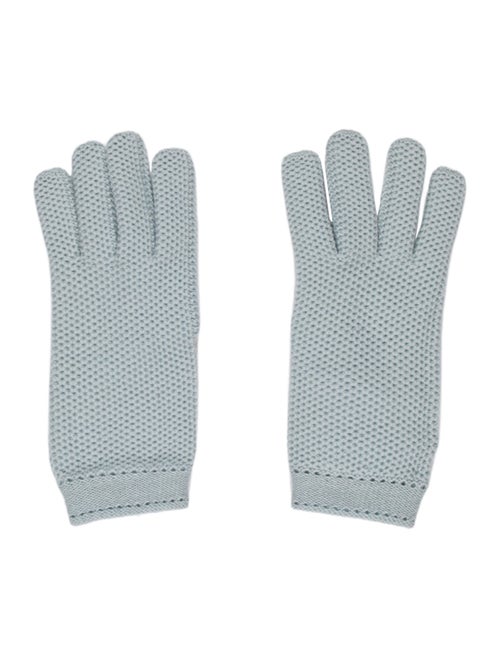 Loro Piana Solid Woven Gloves
