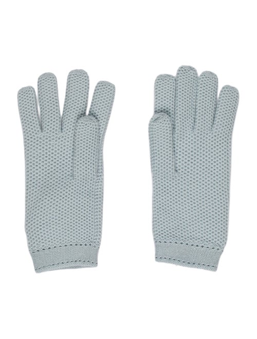 Loro Piana Solid Woven Gloves