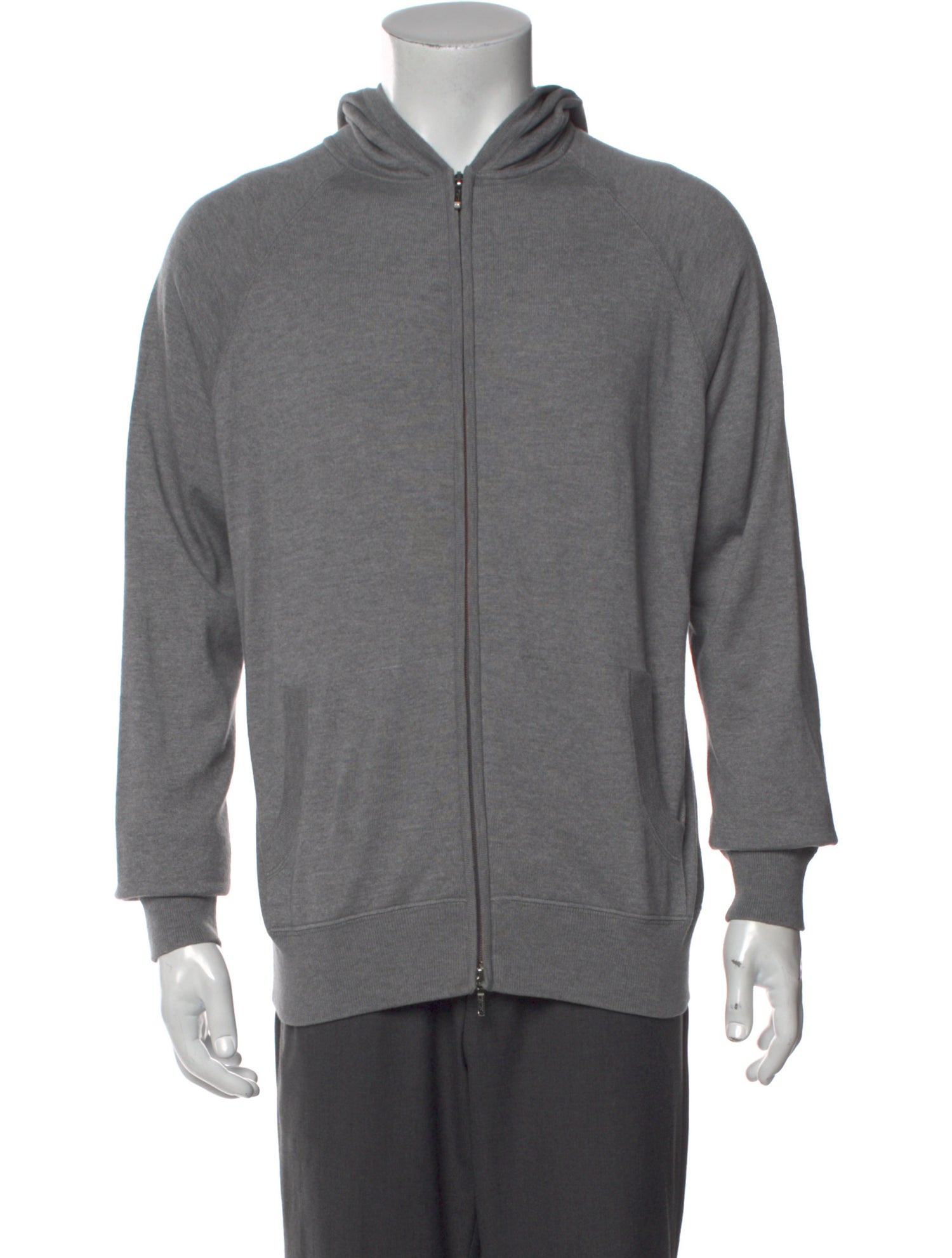 Loro Piana Mock Neck Long Sleeve Cardigan