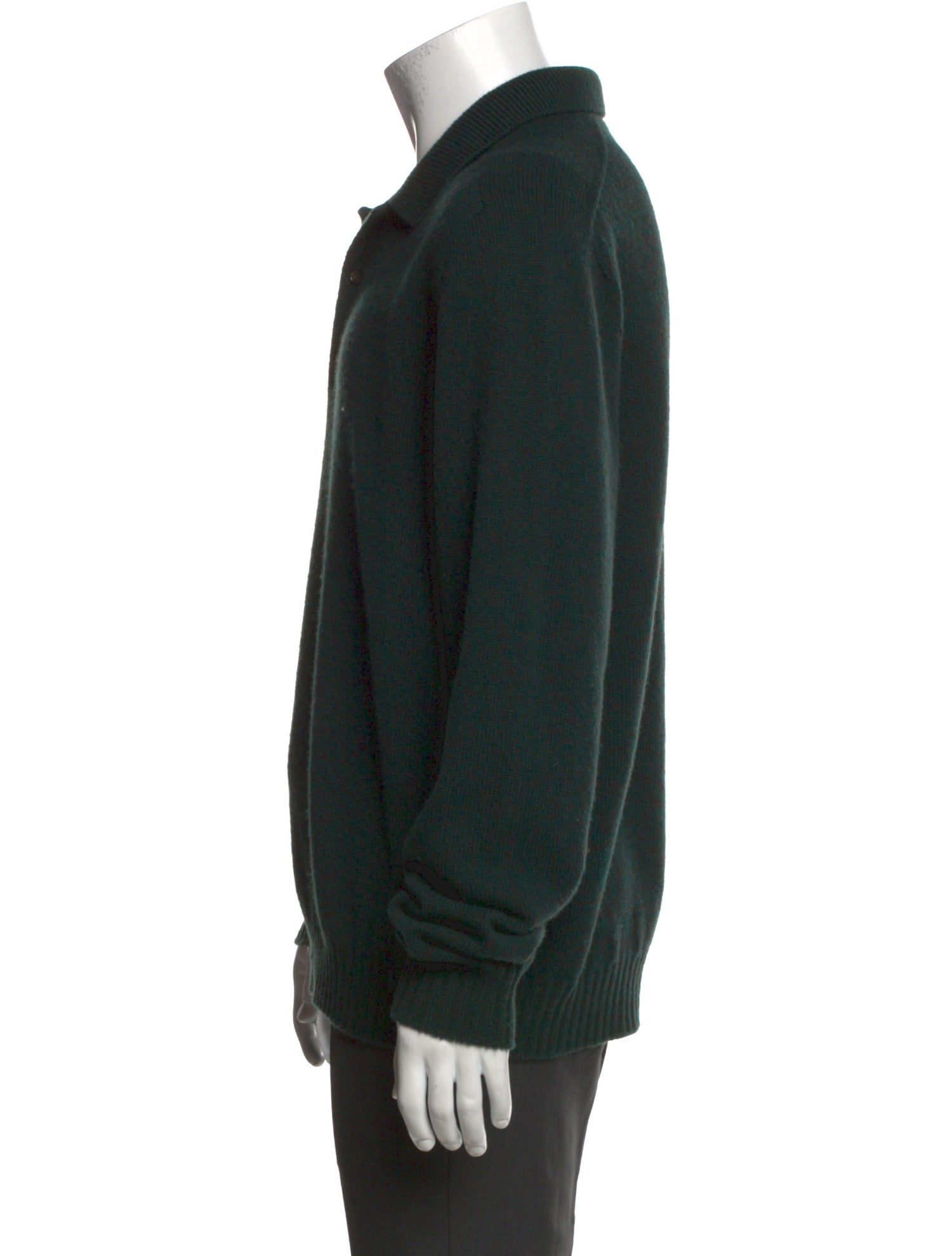 Loro Piana Virgin Wool Collar Polo Sweater