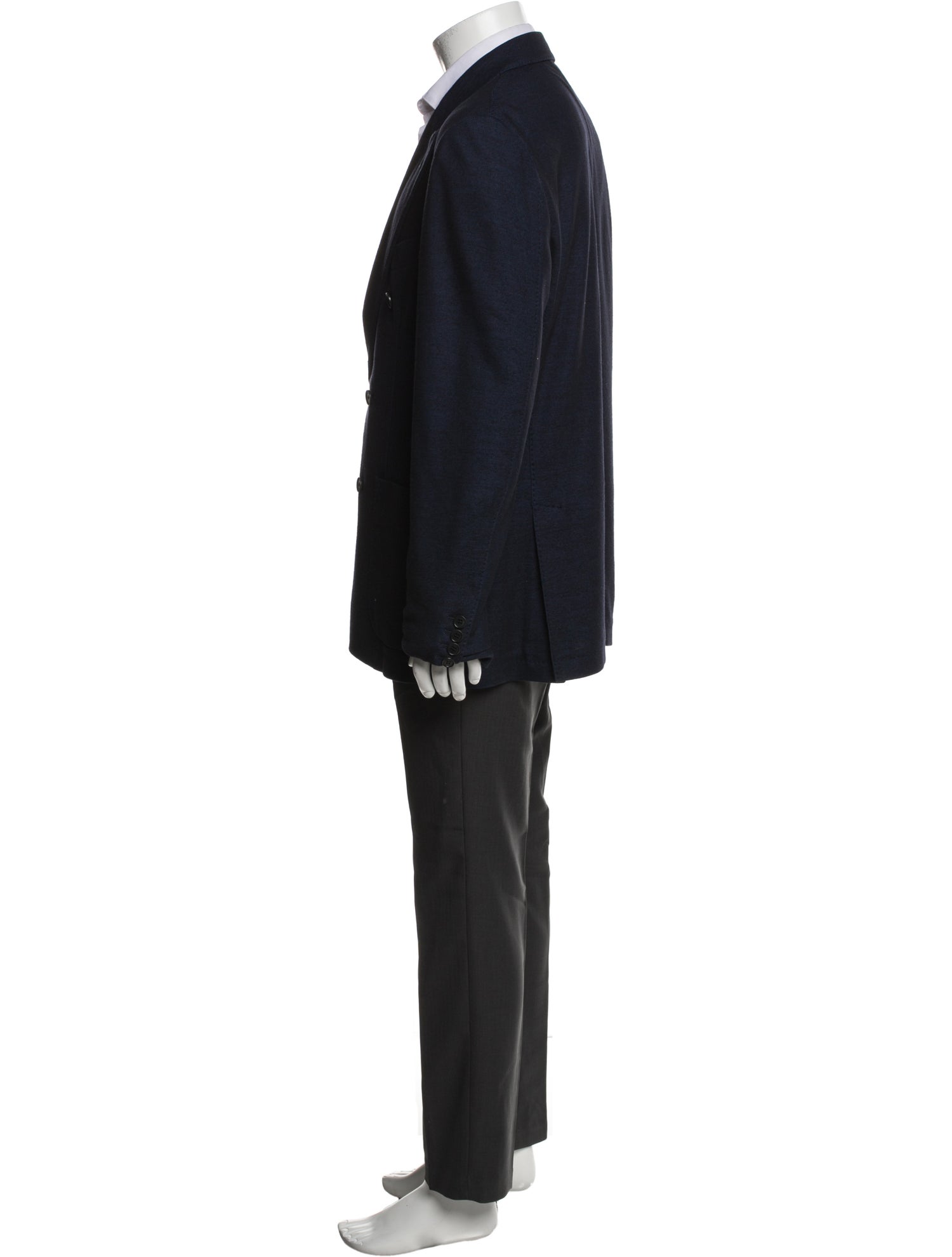 Loro Piana Leather Trim Embellishment Blazer