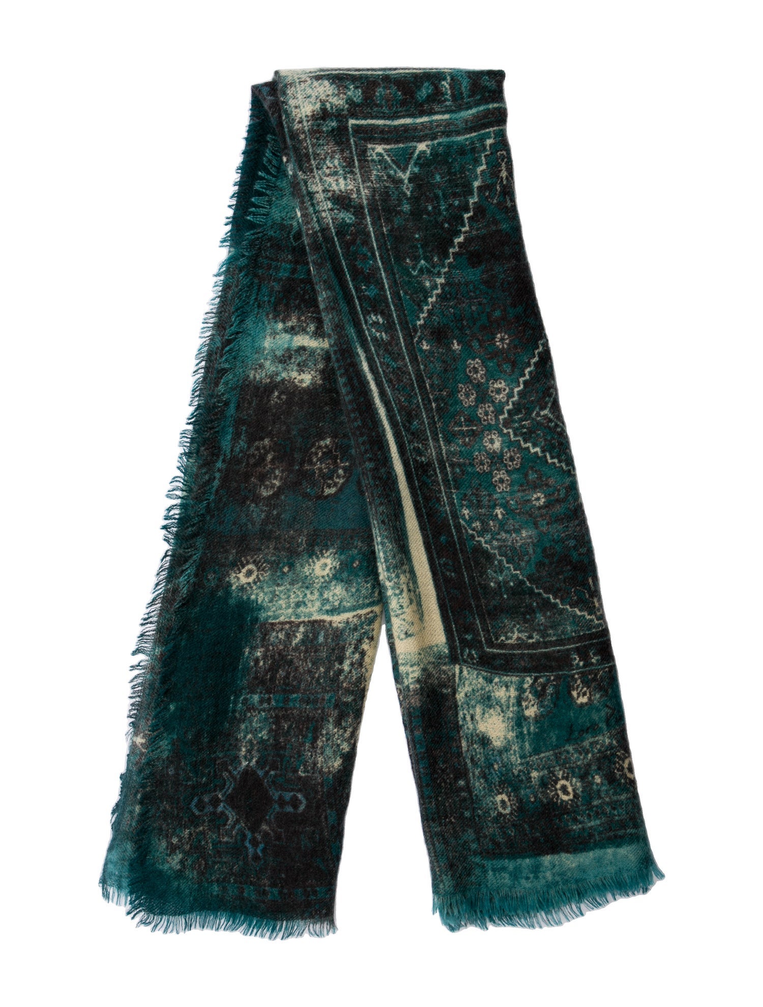 Loro Piana Cashmere Printed Shawl