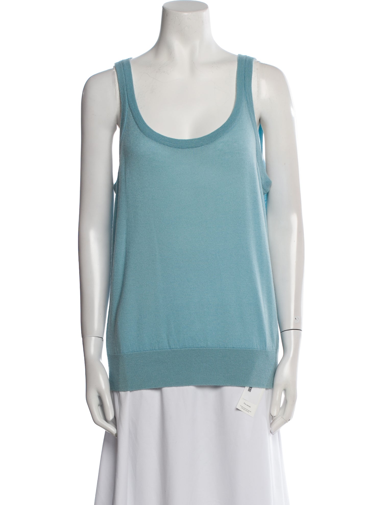 Loro Piana Cashmere Colorblock Pattern Top