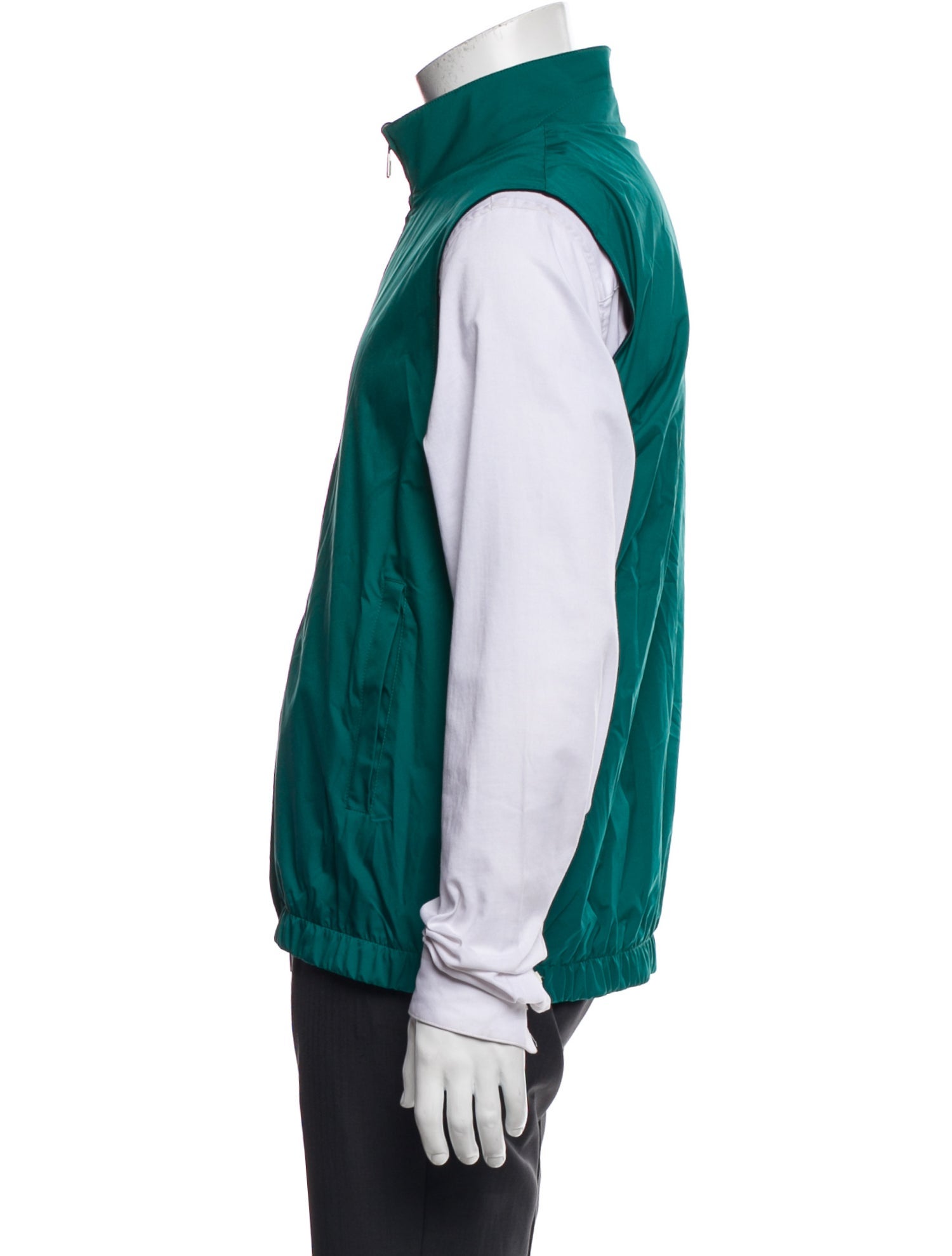 Loro Piana Green Storm System Reversible Vest