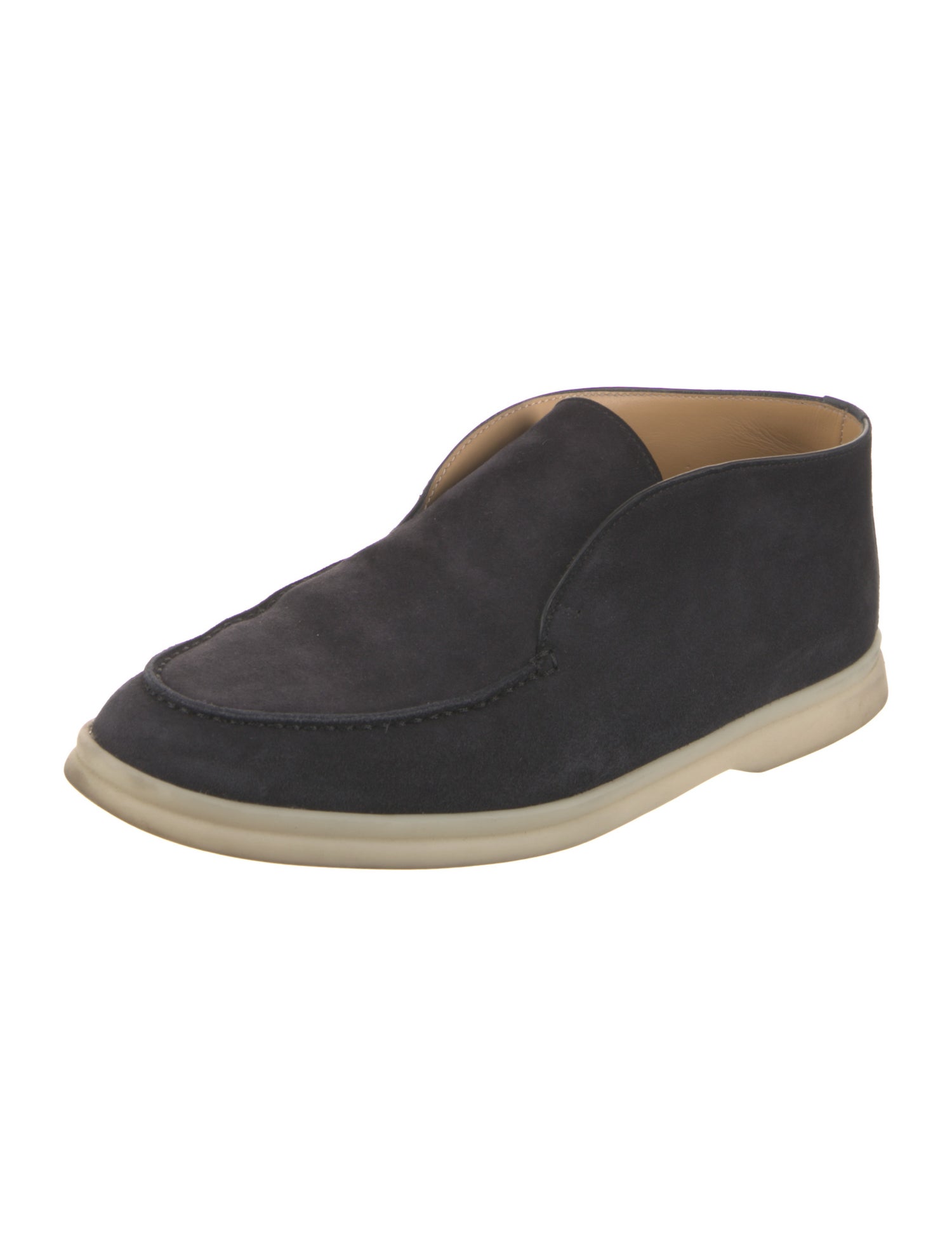 Loro Piana Open Walk Suede Loafers