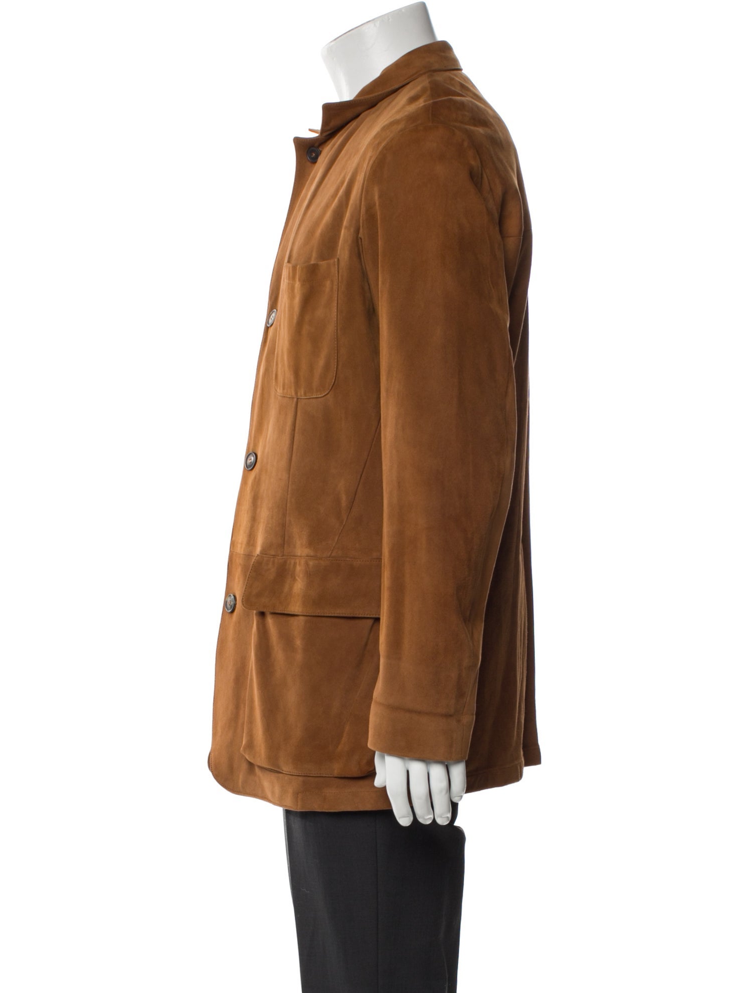 Loro Piana Leather Utility Jacket