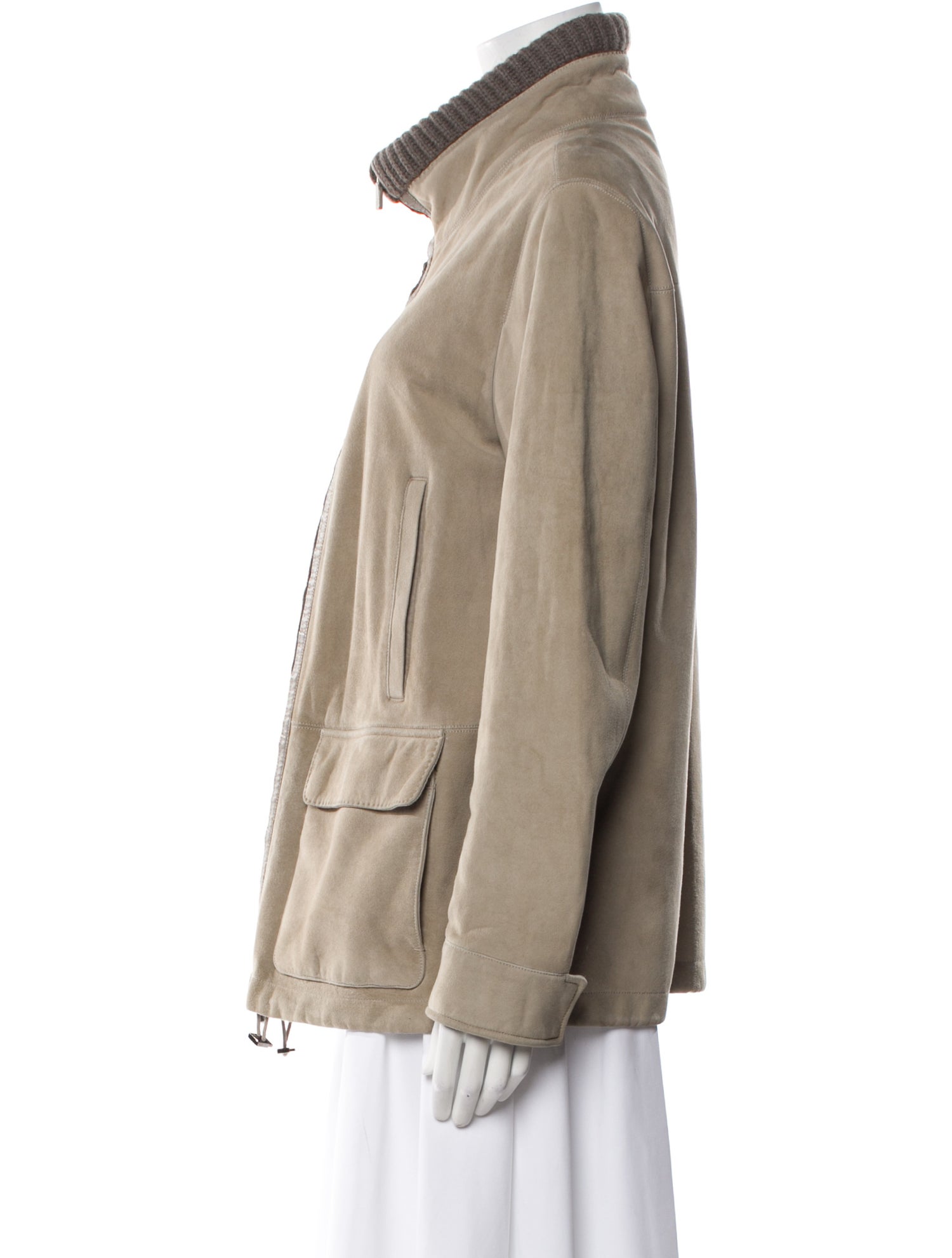 Loro Piana Suede Utility Jacket