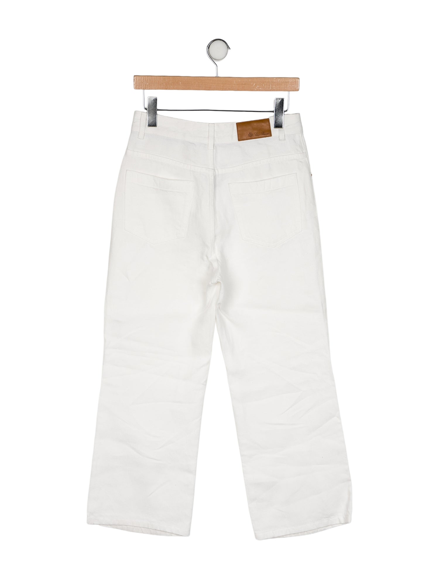 Loro Piana Low-Rise Wide Leg Jeans