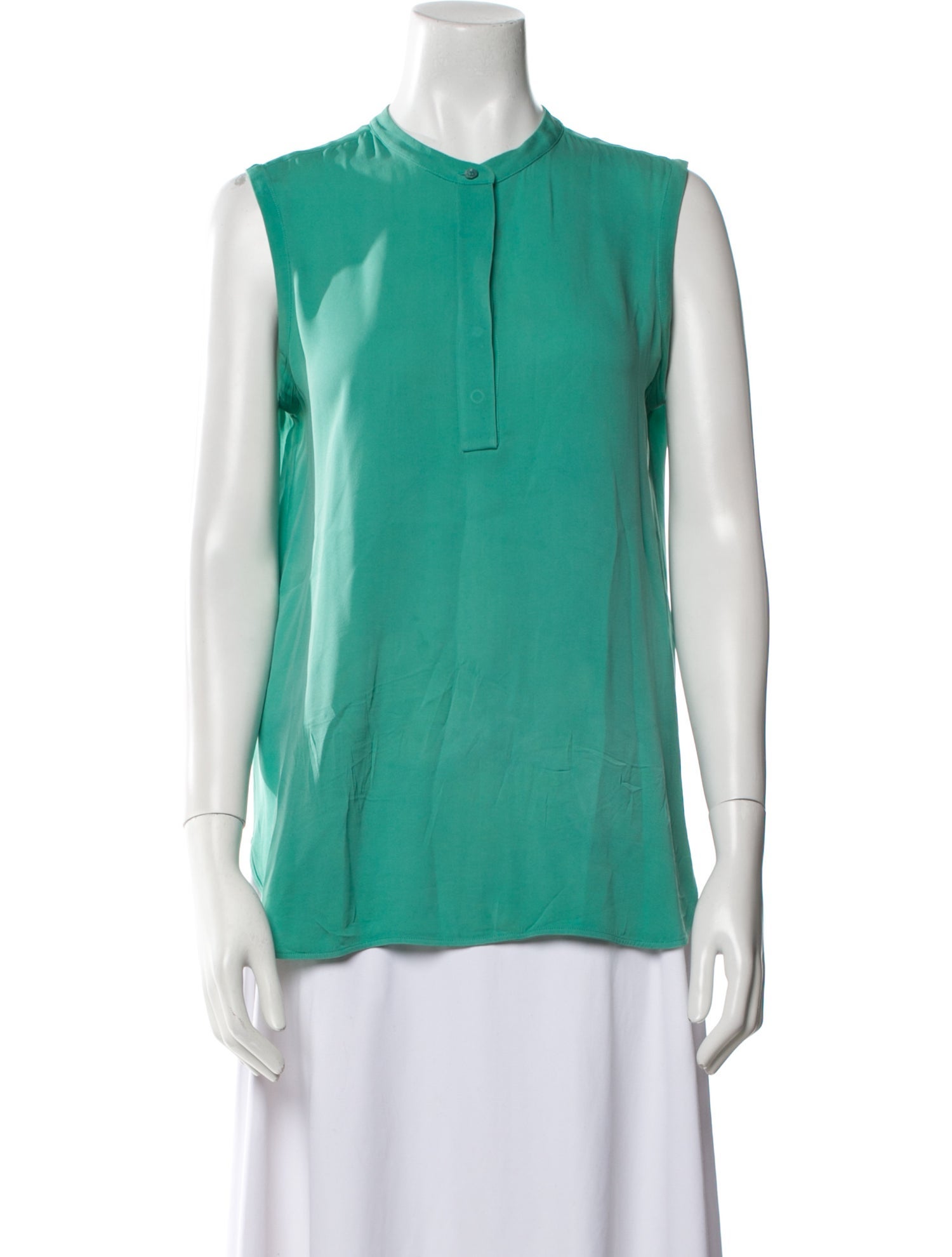 Loro Piana Silk Crew Neck Blouse