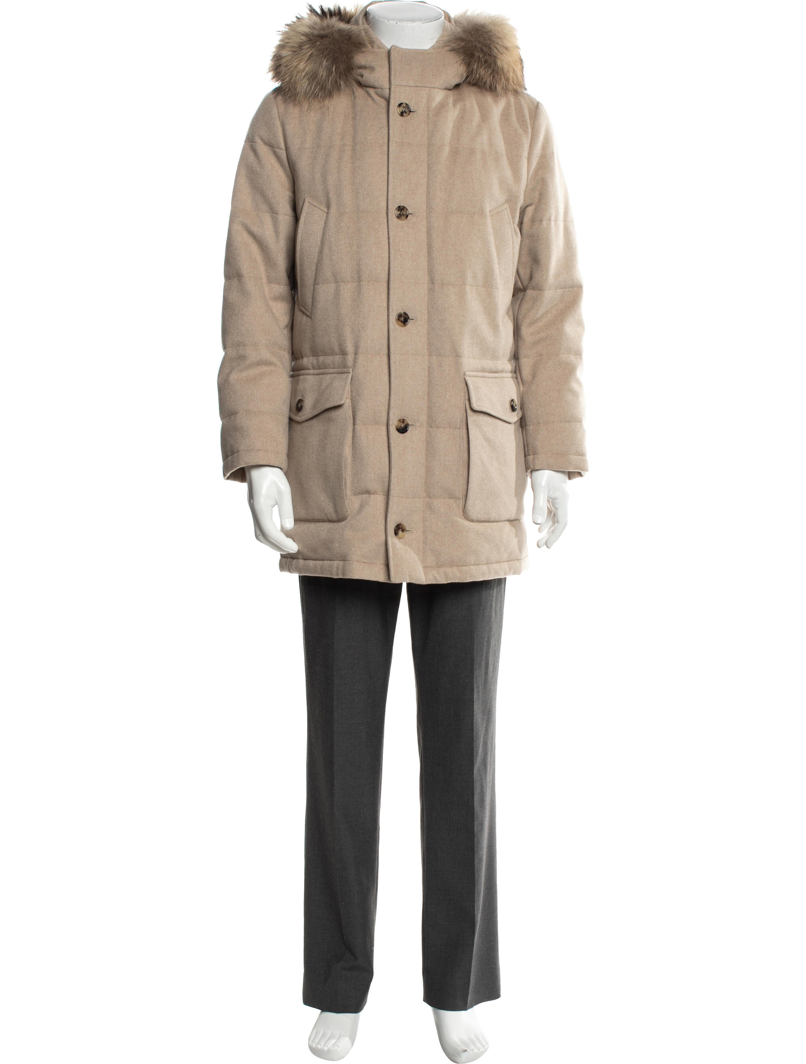 Loro Piana C.O.L.D. Green Storm System Cashmere Parka