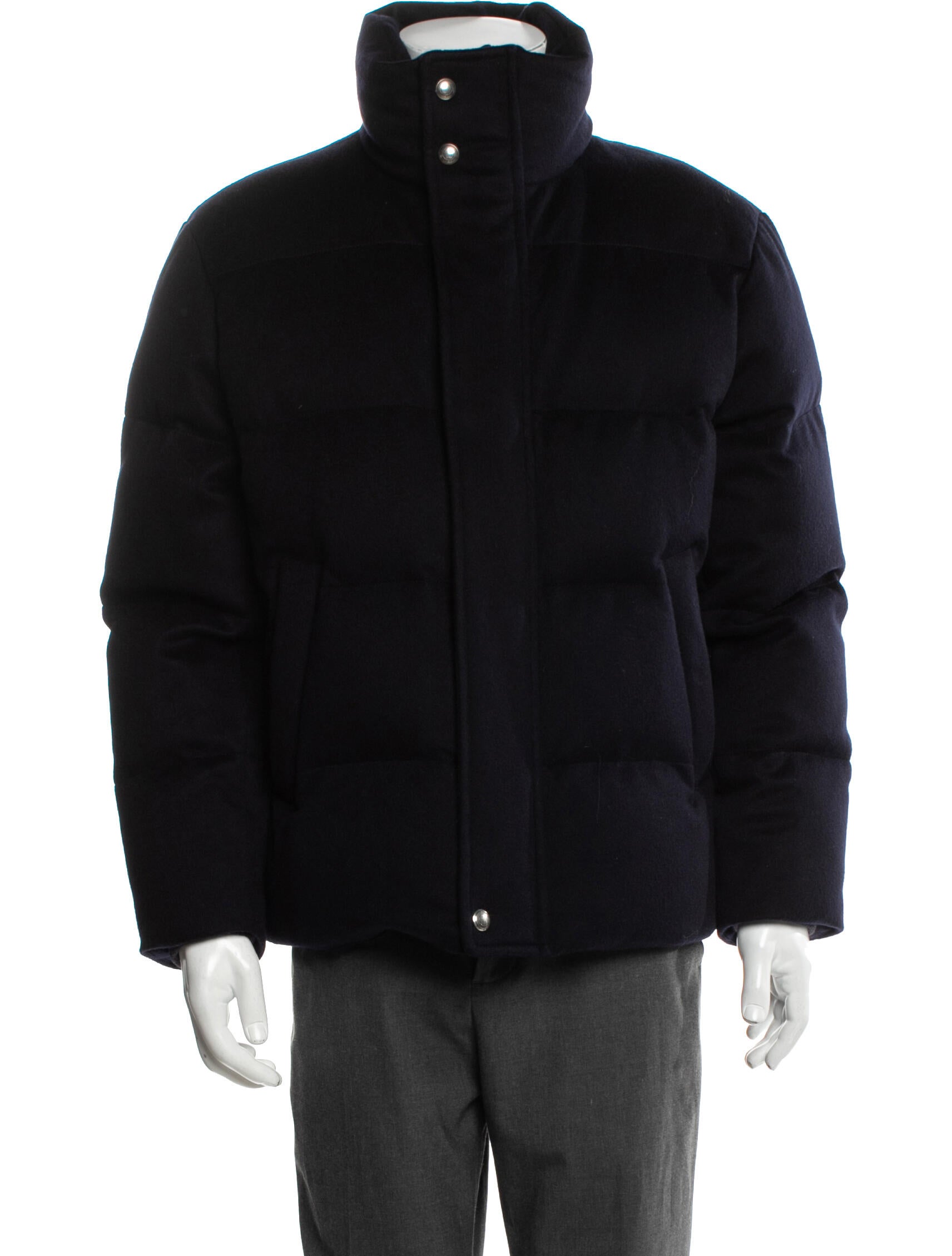 Loro Piana Giulio Green Storm System Cashmere Puffer Coat