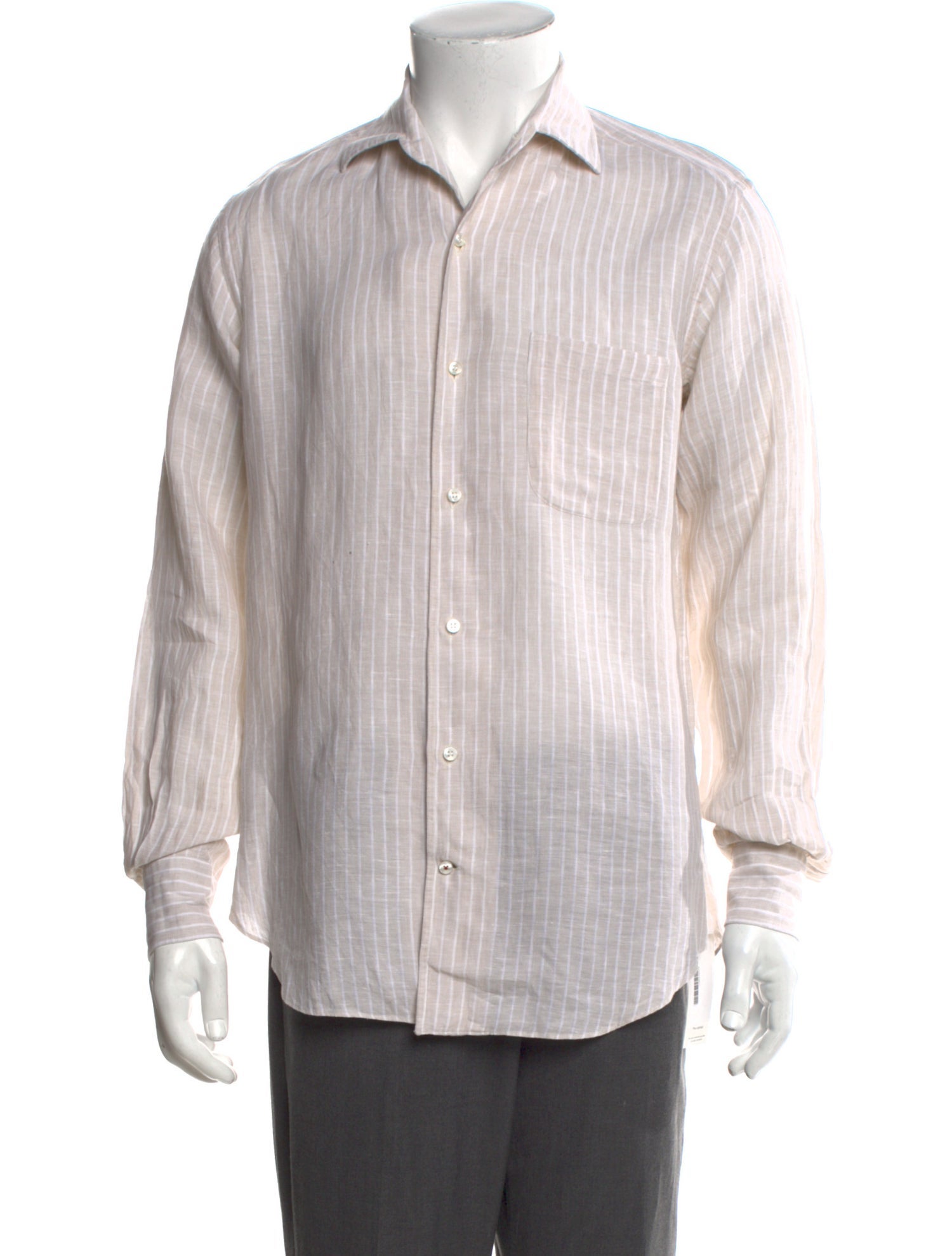 Loro Piana Linen Striped Shirt