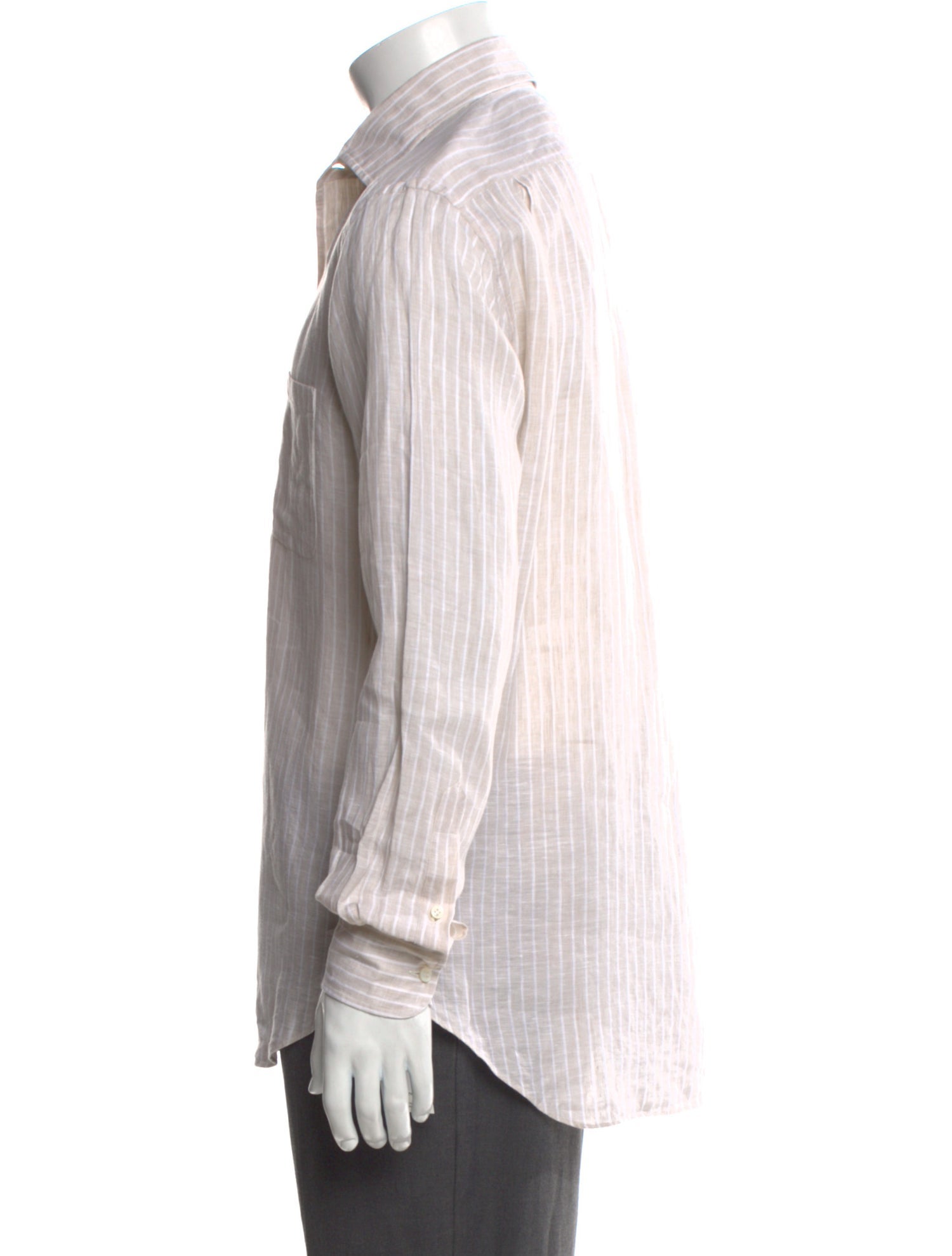 Loro Piana Linen Striped Shirt