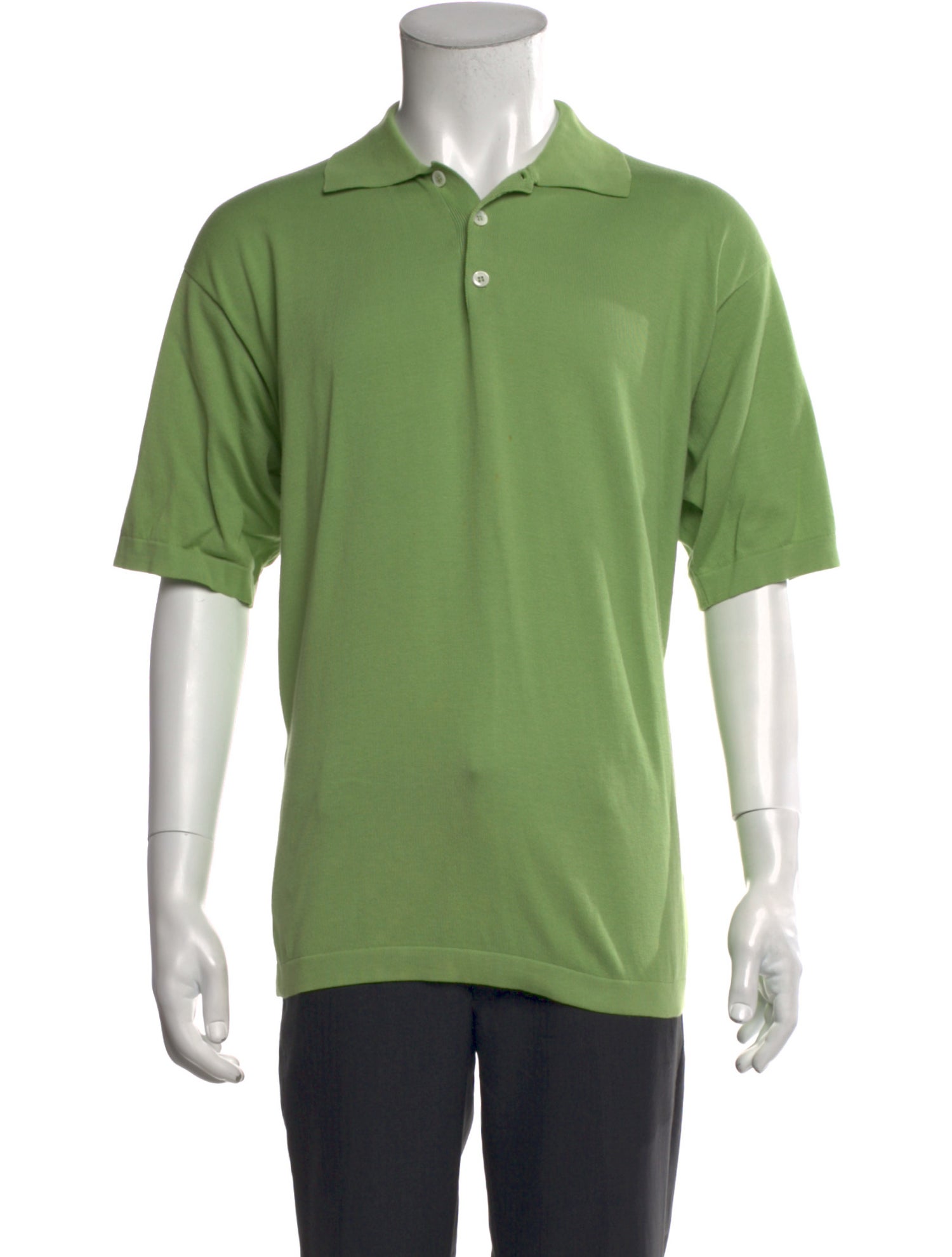 Loro Piana Crew Neck Short Sleeve Polo Shirt