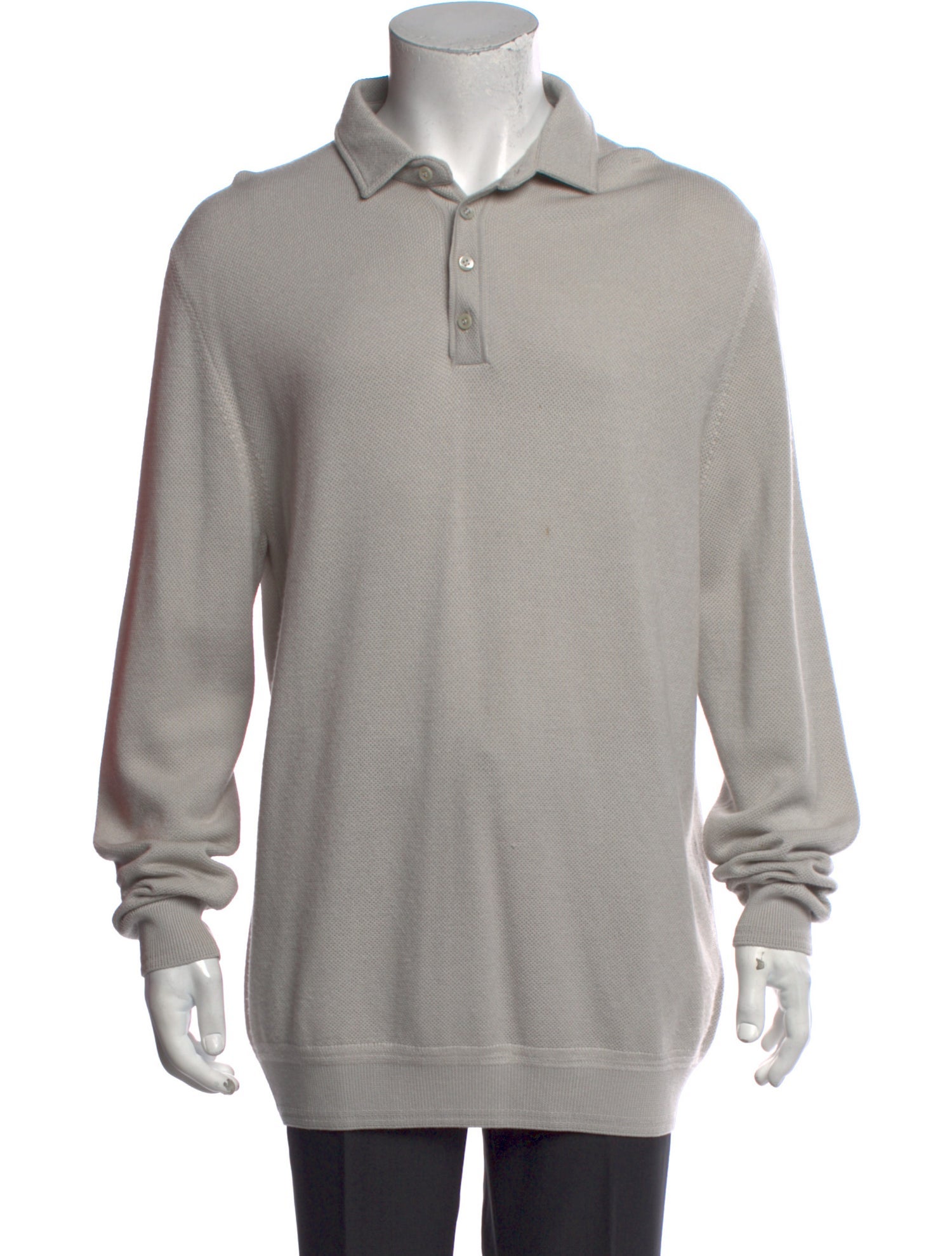 Loro Piana Merino Wool Collar Polo Shirt