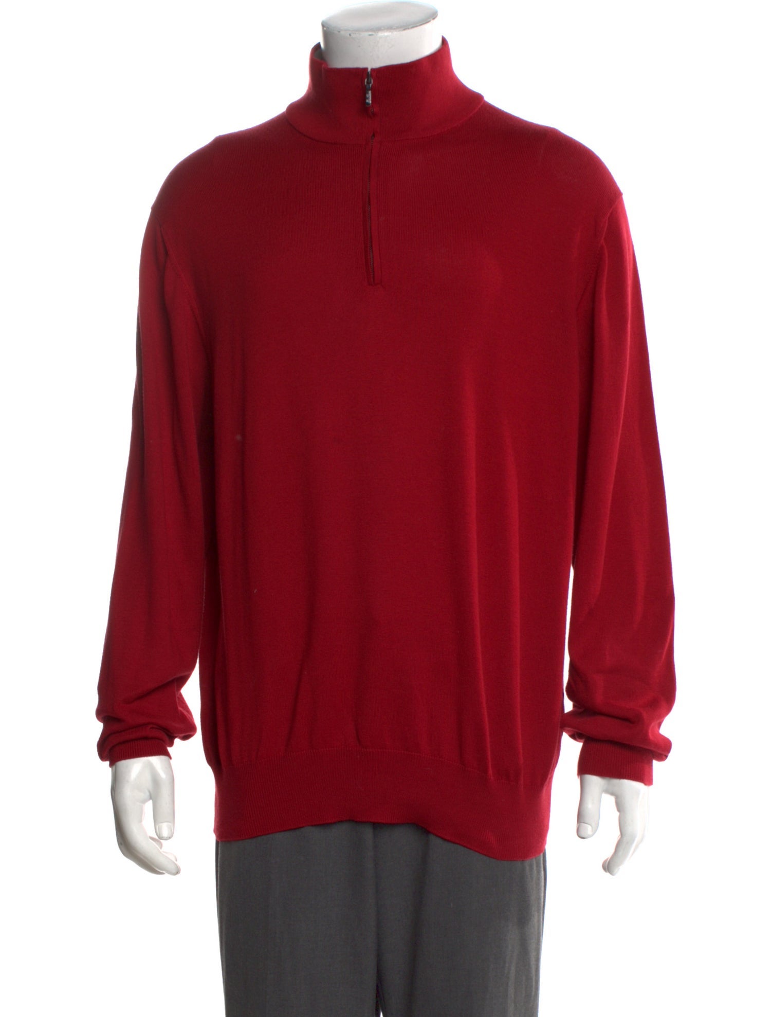 Loro Piana Mock Neck Long Sleeve Pullover