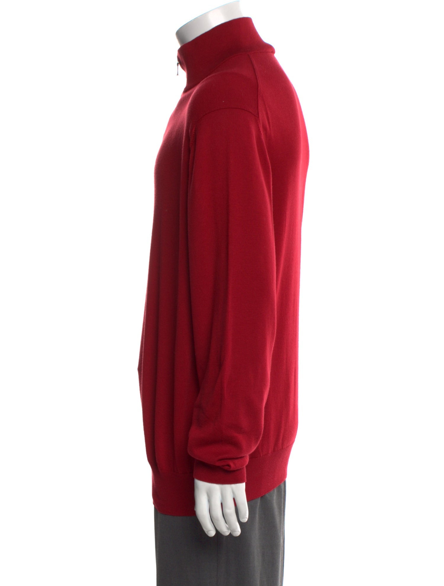 Loro Piana Mock Neck Long Sleeve Pullover