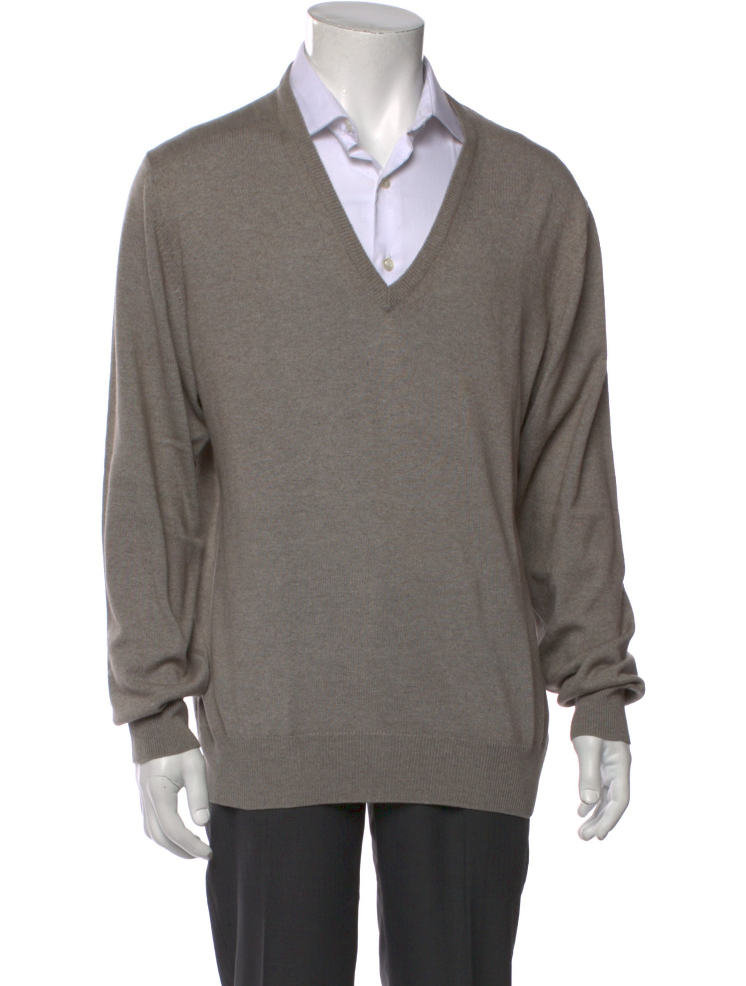 Loro Piana Silk V-Neck Pullover