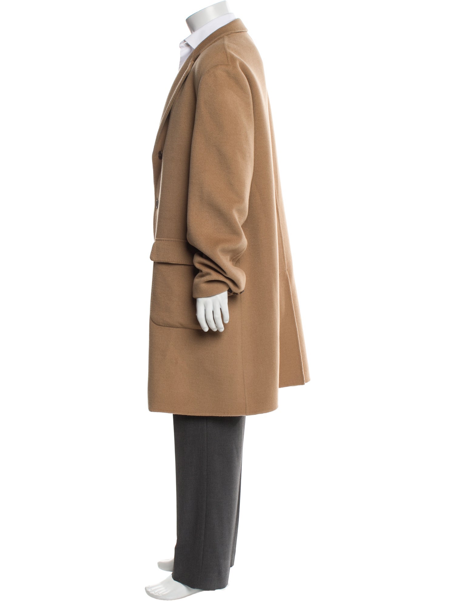 Loro Piana Baby Camel Rain System Camel Hair Overcoat