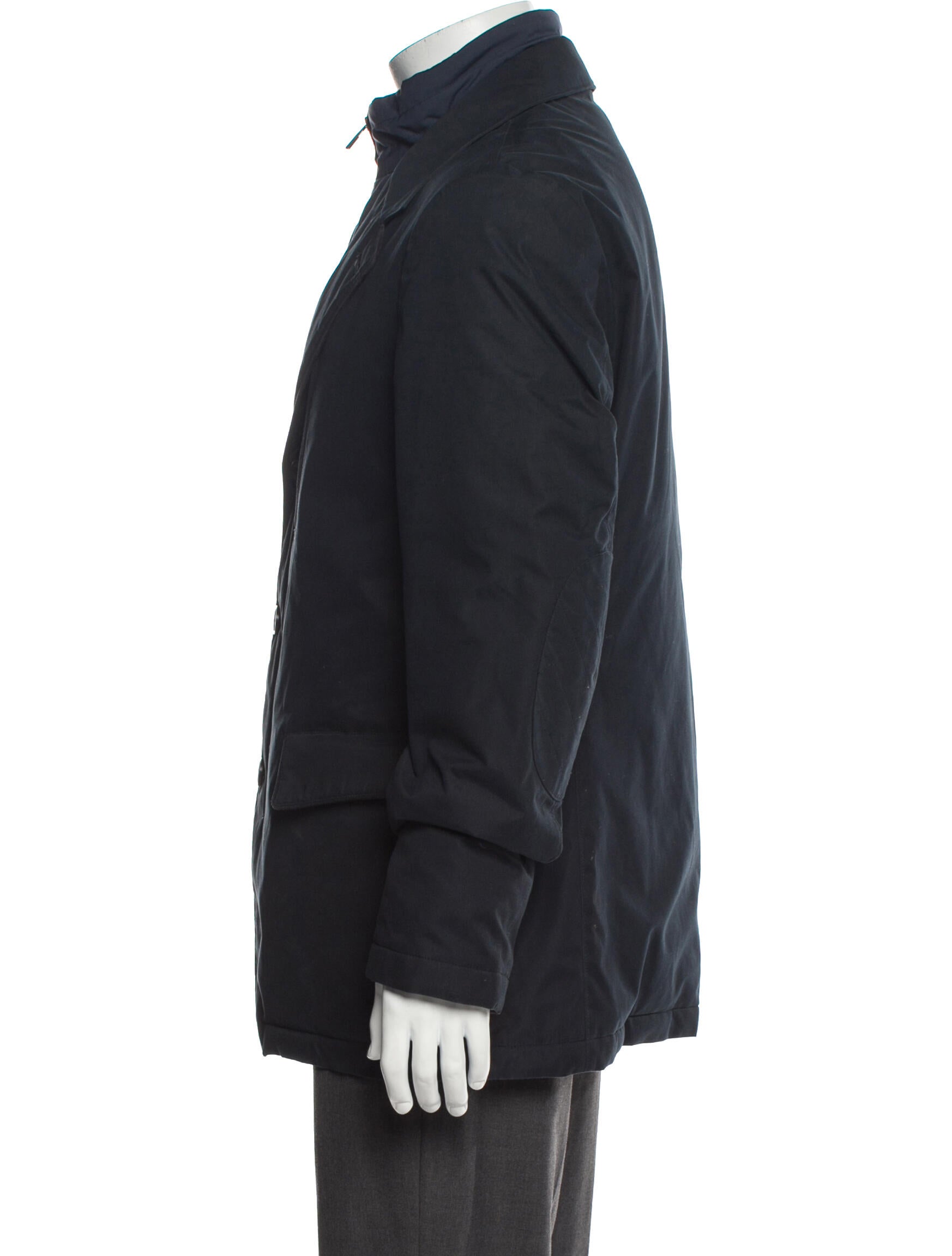 Loro Piana Storm System Quilted Pattern Utility Jacket