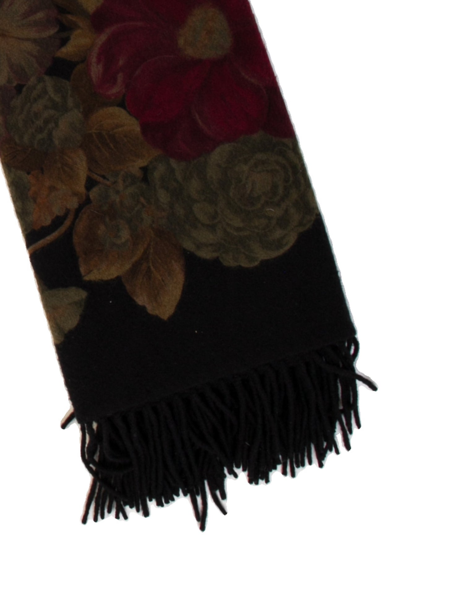 Loro Piana Cashmere Floral Print Scarf