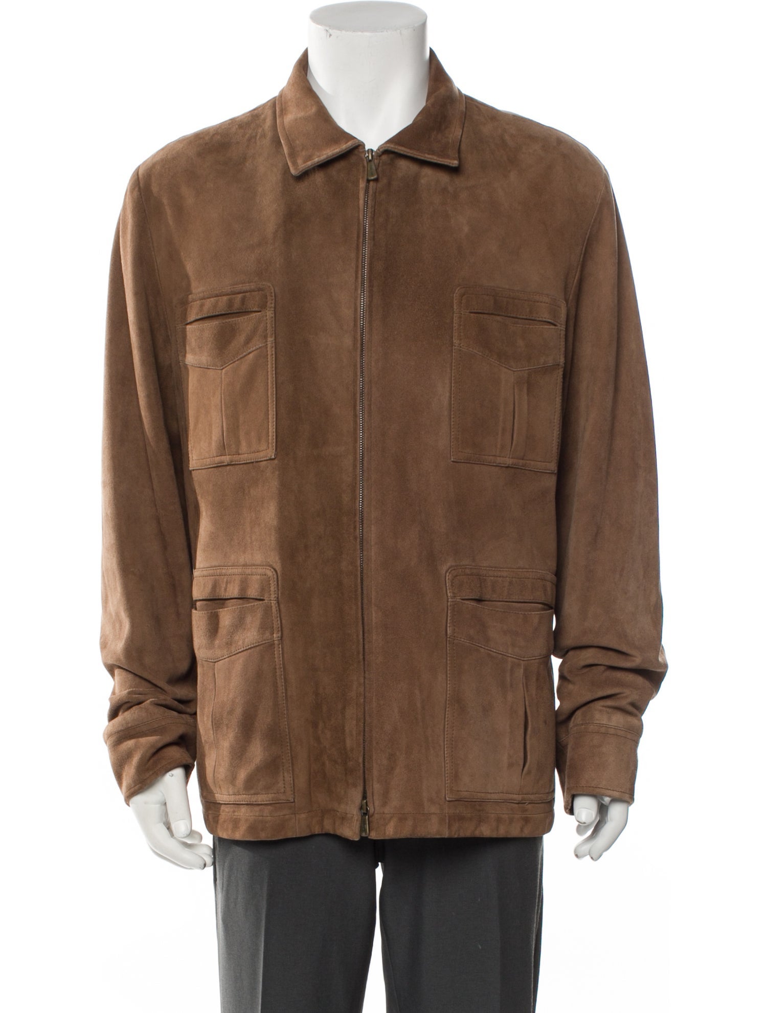 Loro Piana Suede Utility Jacket