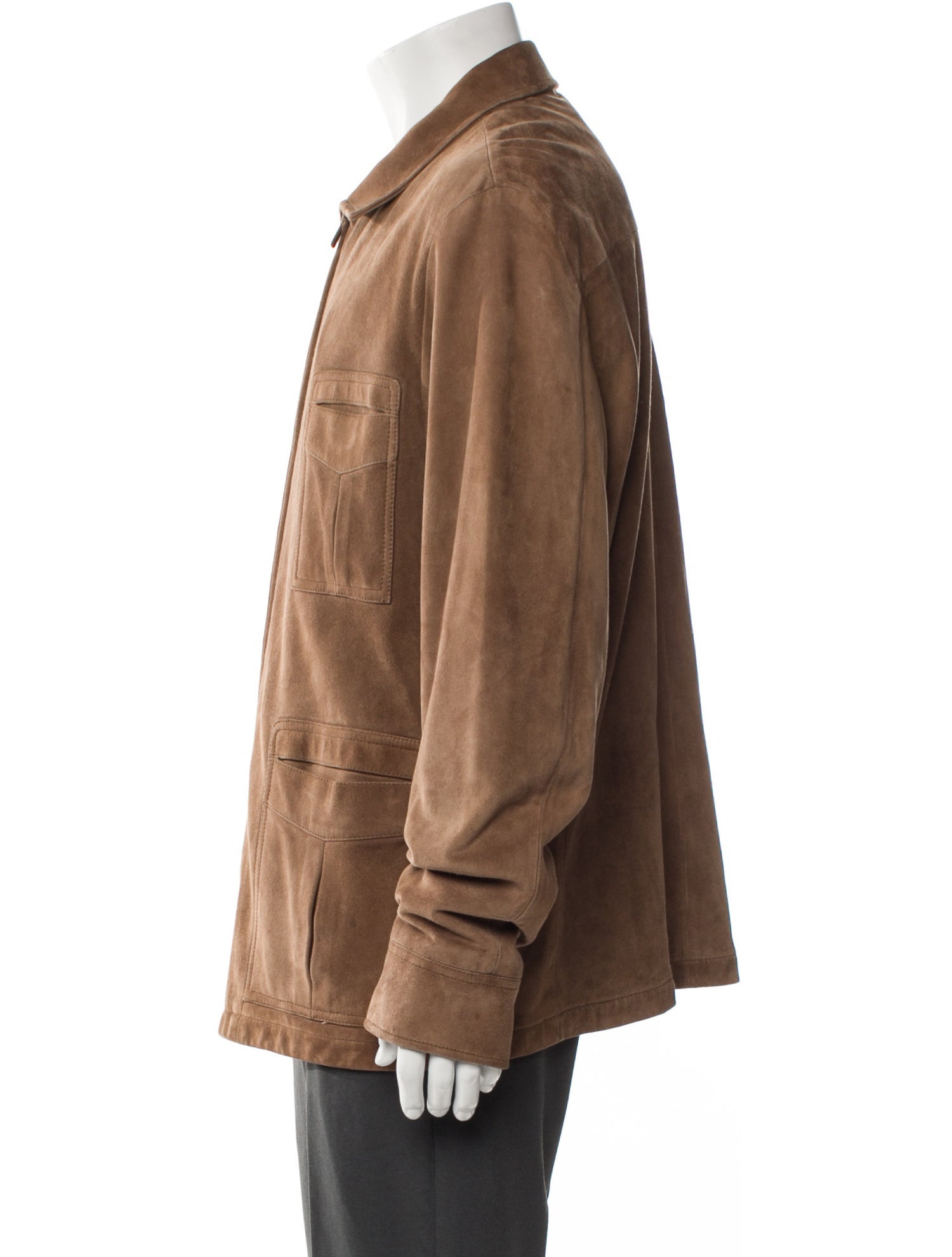 Loro Piana Suede Utility Jacket