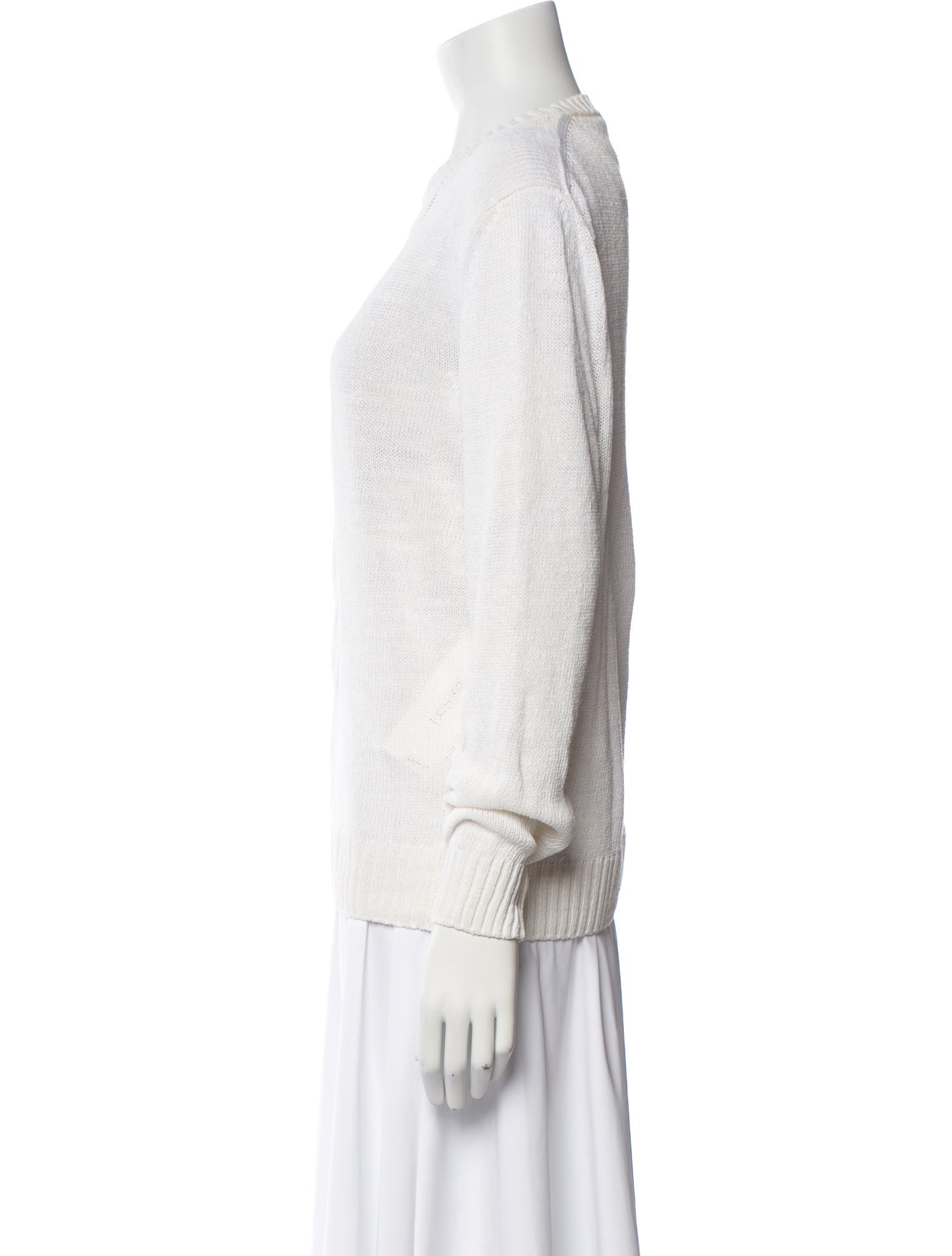 Loro Piana Linen Crew Neck Sweater