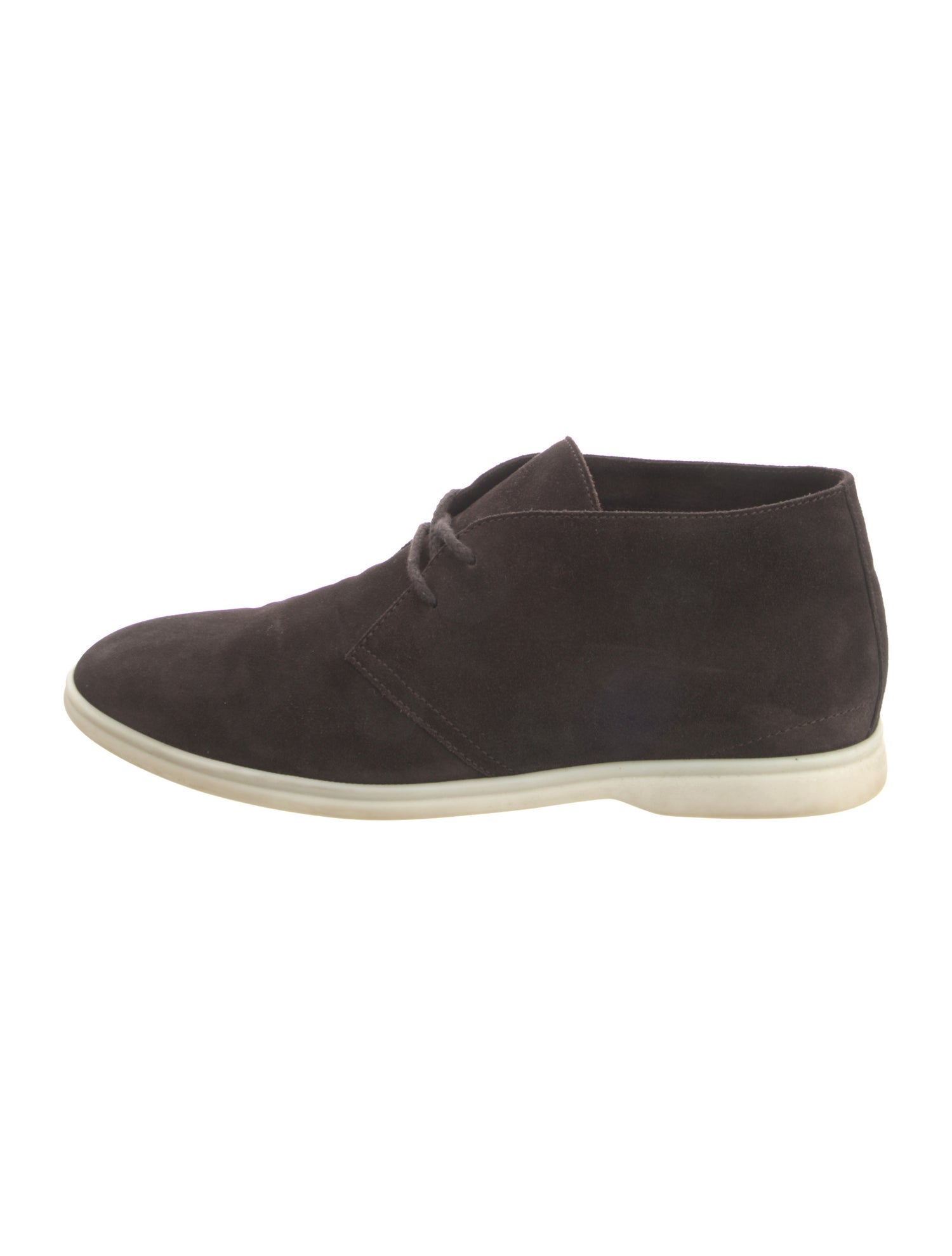 Loro Piana Desert Walk Suede Lace-Up Boots