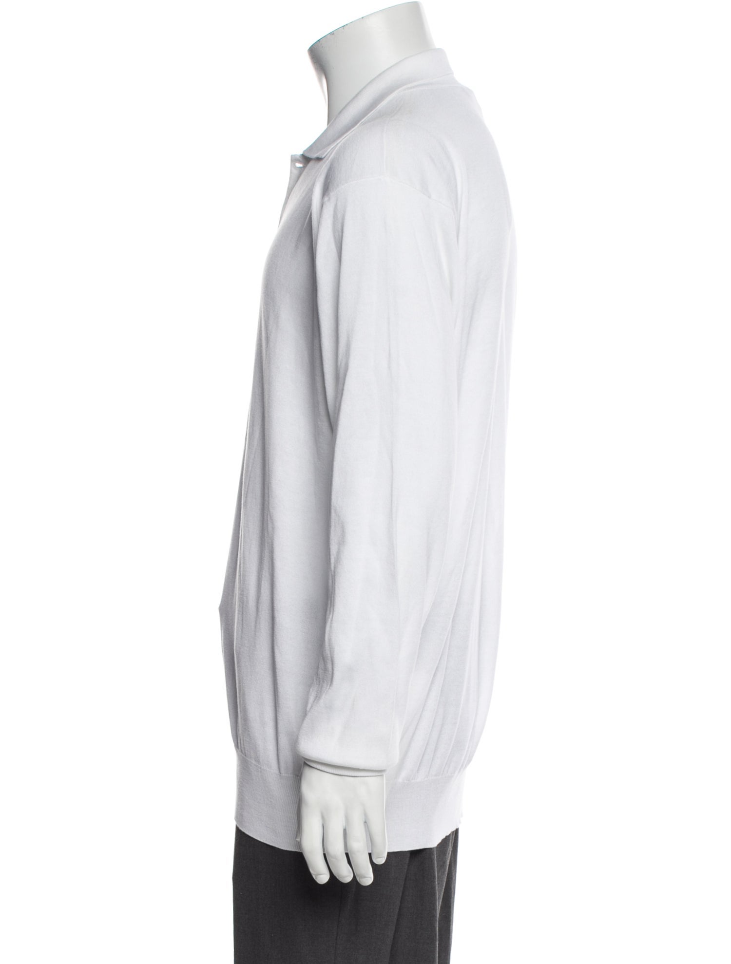 Loro Piana Vintage Collar Polo Sweater