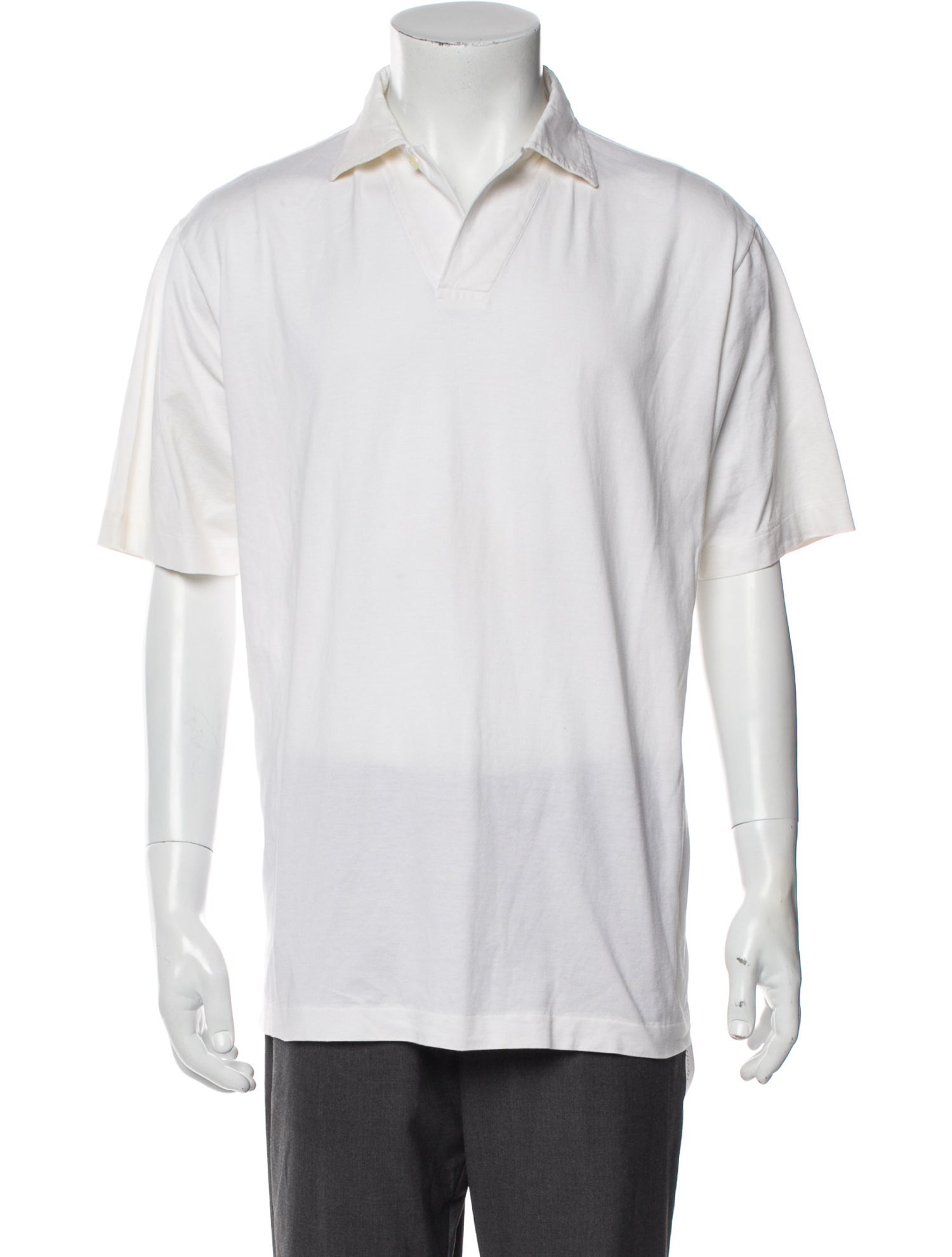 Loro Piana Collar Short Sleeve Polo Shirt