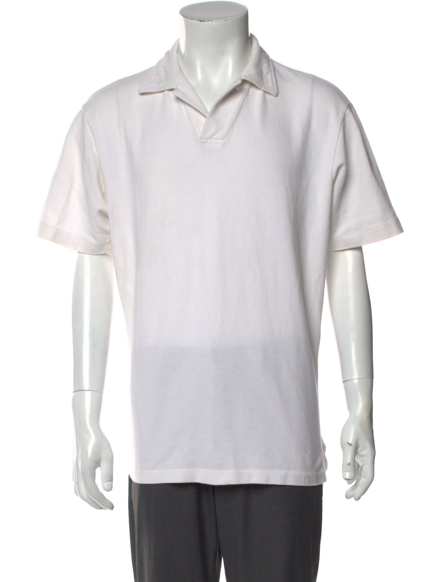Loro Piana Collar Short Sleeve Polo Shirt
