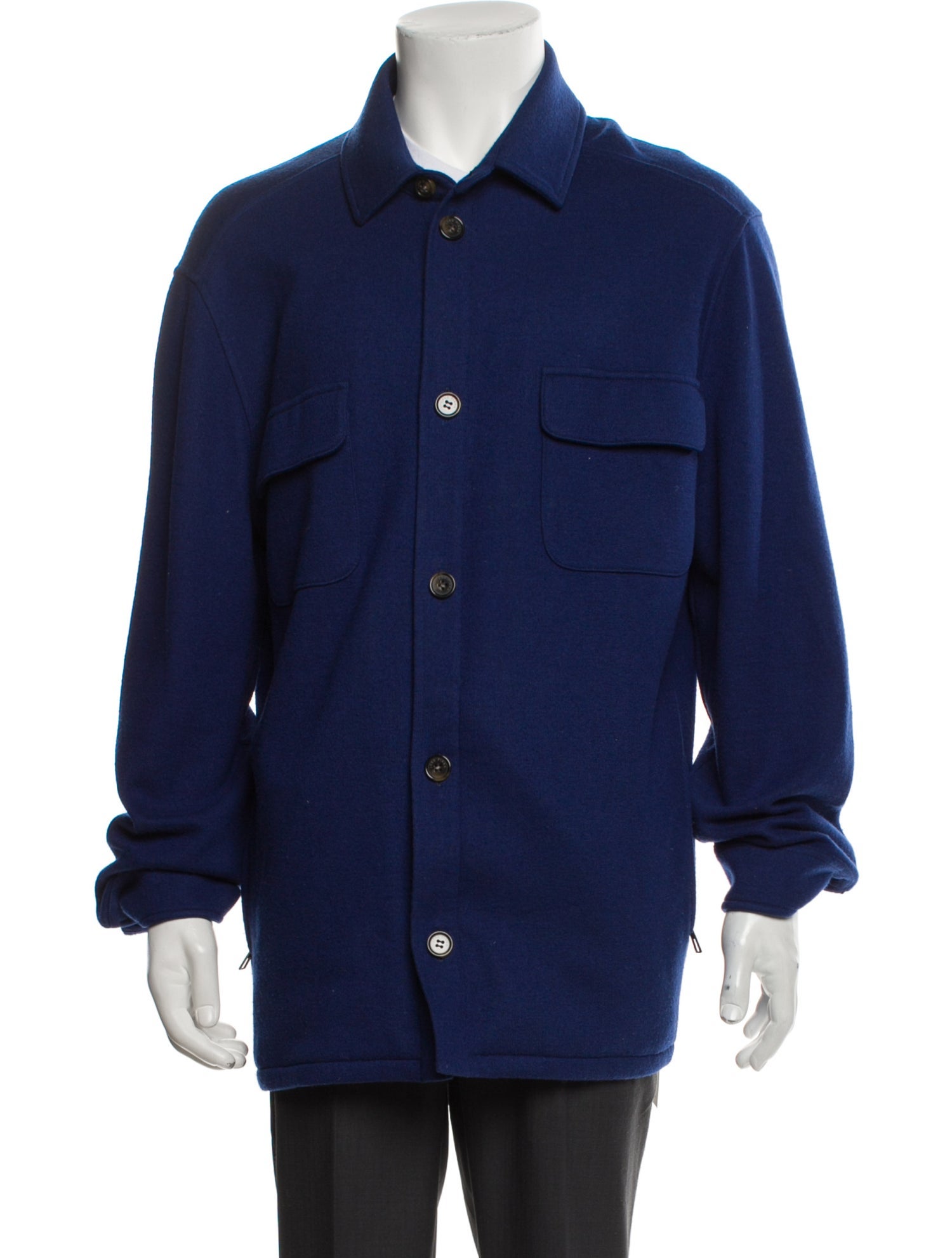 Loro Piana Jersey Knit Cashmere Utility Jacket
