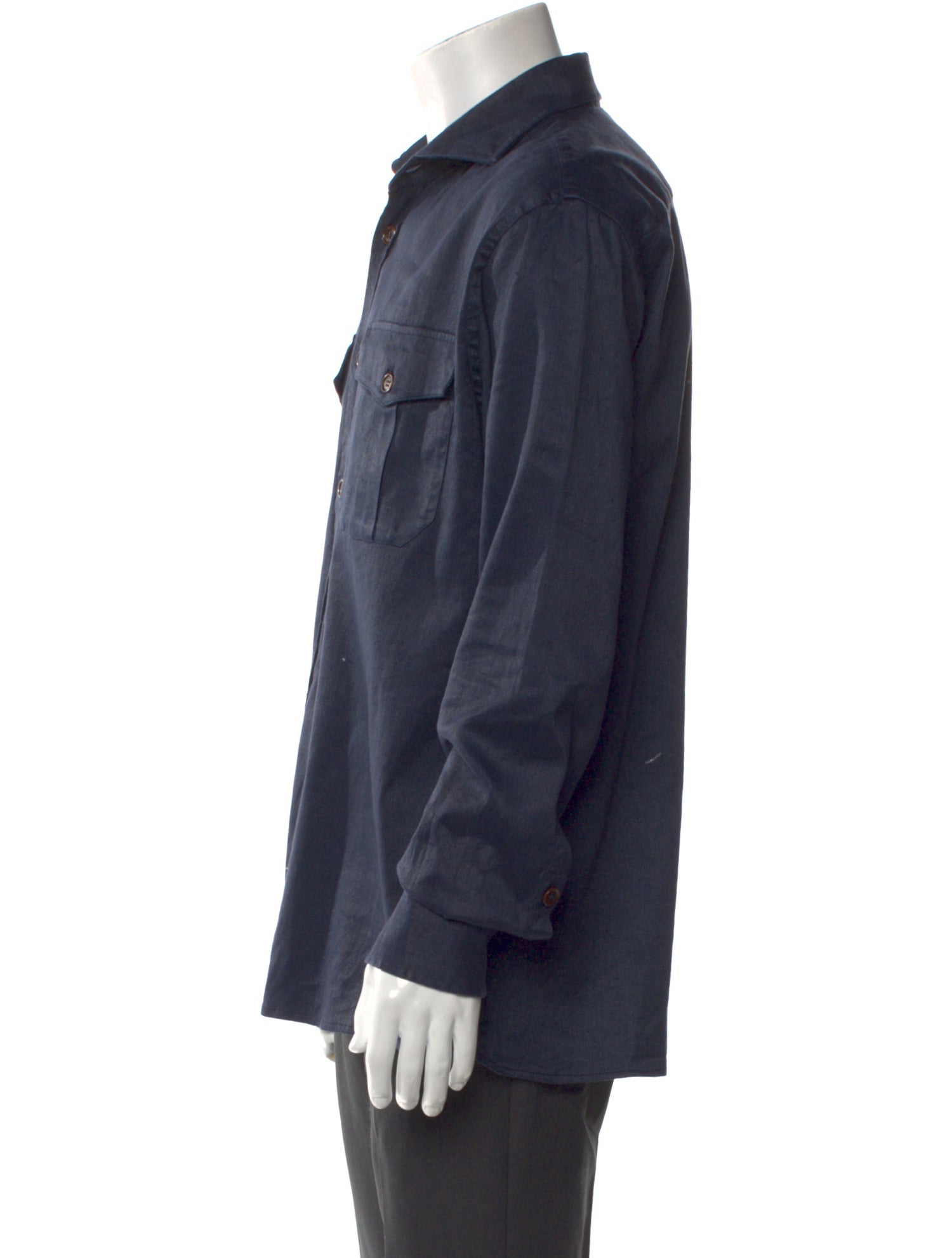 Loro Piana Linen Long Sleeve Shirt