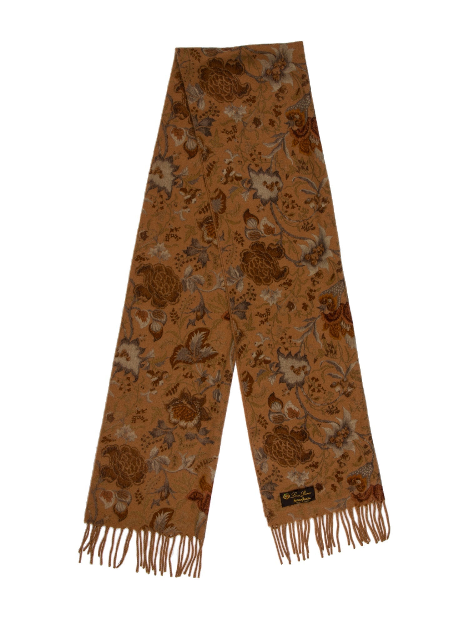 Loro Piana Cashmere Paisley Print Scarf