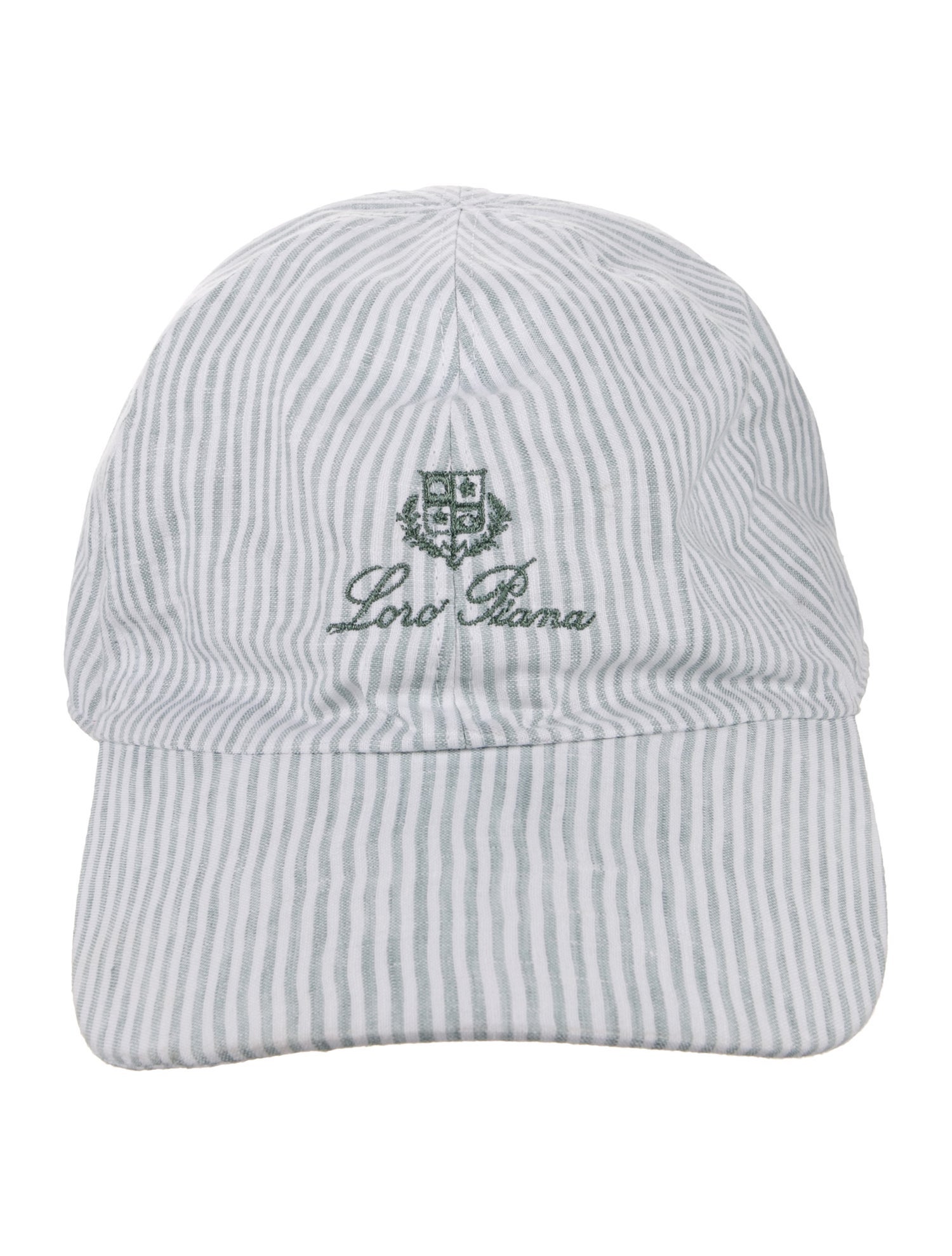 Loro Piana Striped Baseball Cap