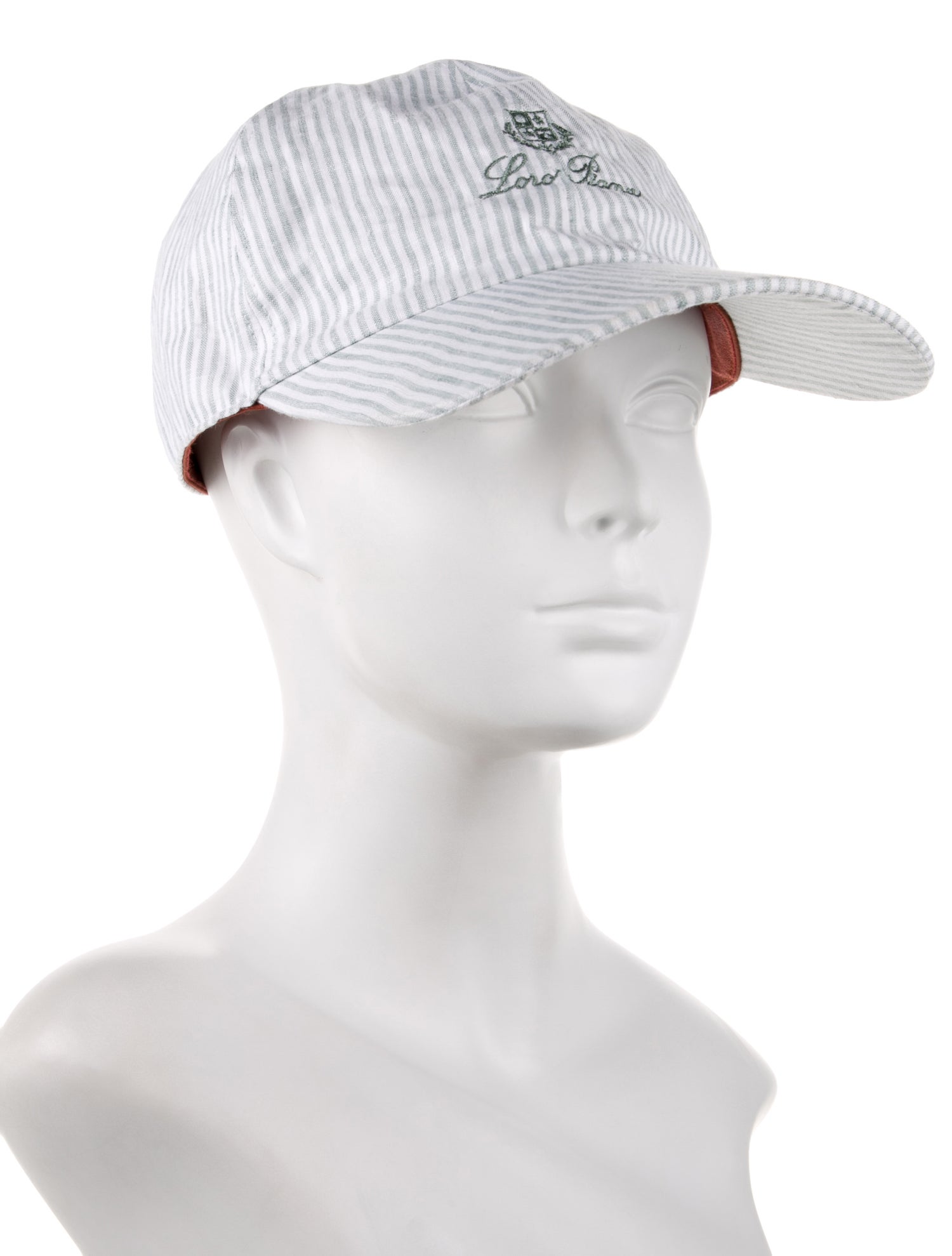 Loro Piana Striped Baseball Cap
