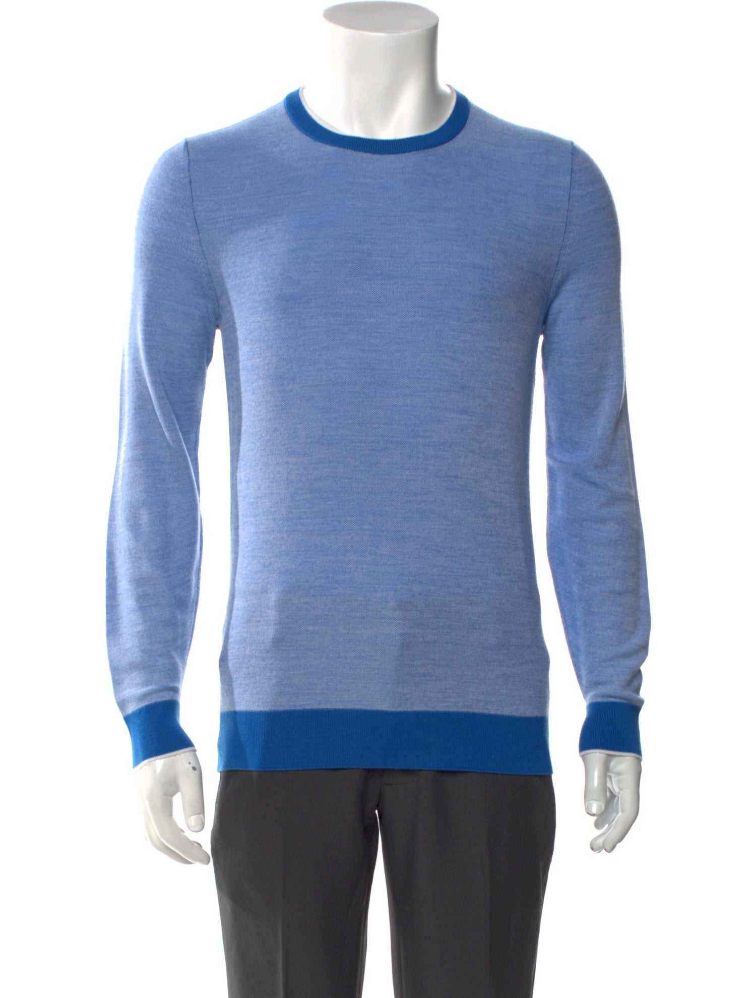 Loro Piana Virgin Wool Crew Neck Pullover