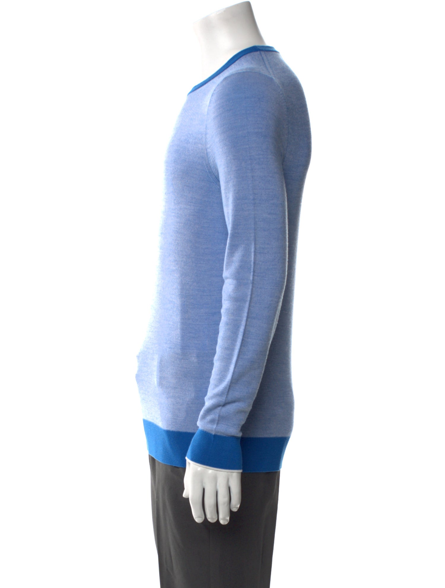 Loro Piana Virgin Wool Crew Neck Pullover