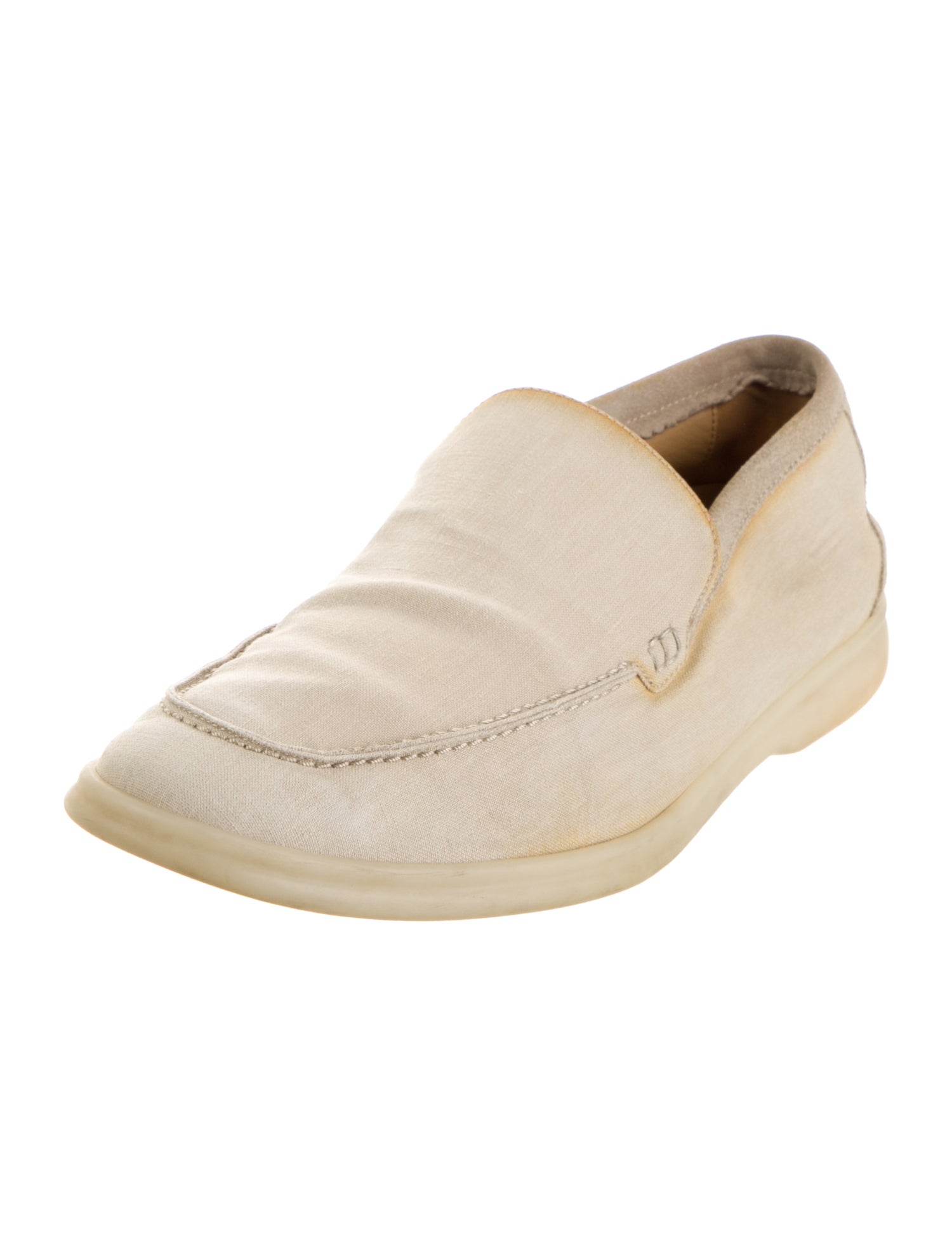 Loro Piana Summer Walk Suede Loafers