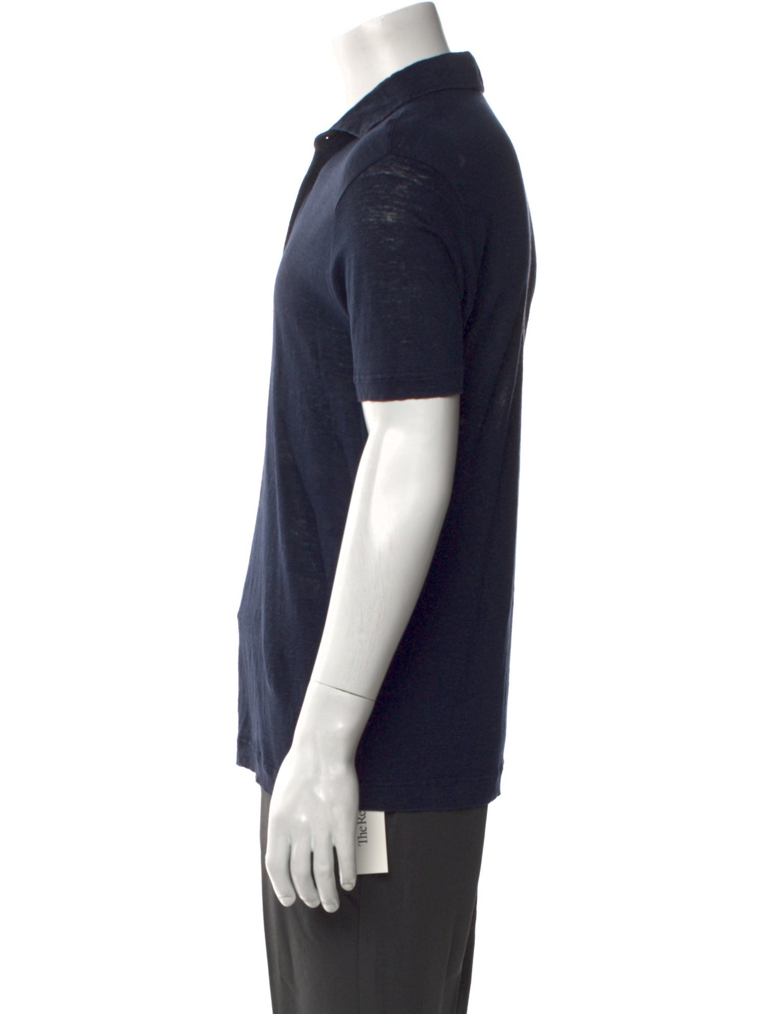 Loro Piana Linen Collar Polo Shirt