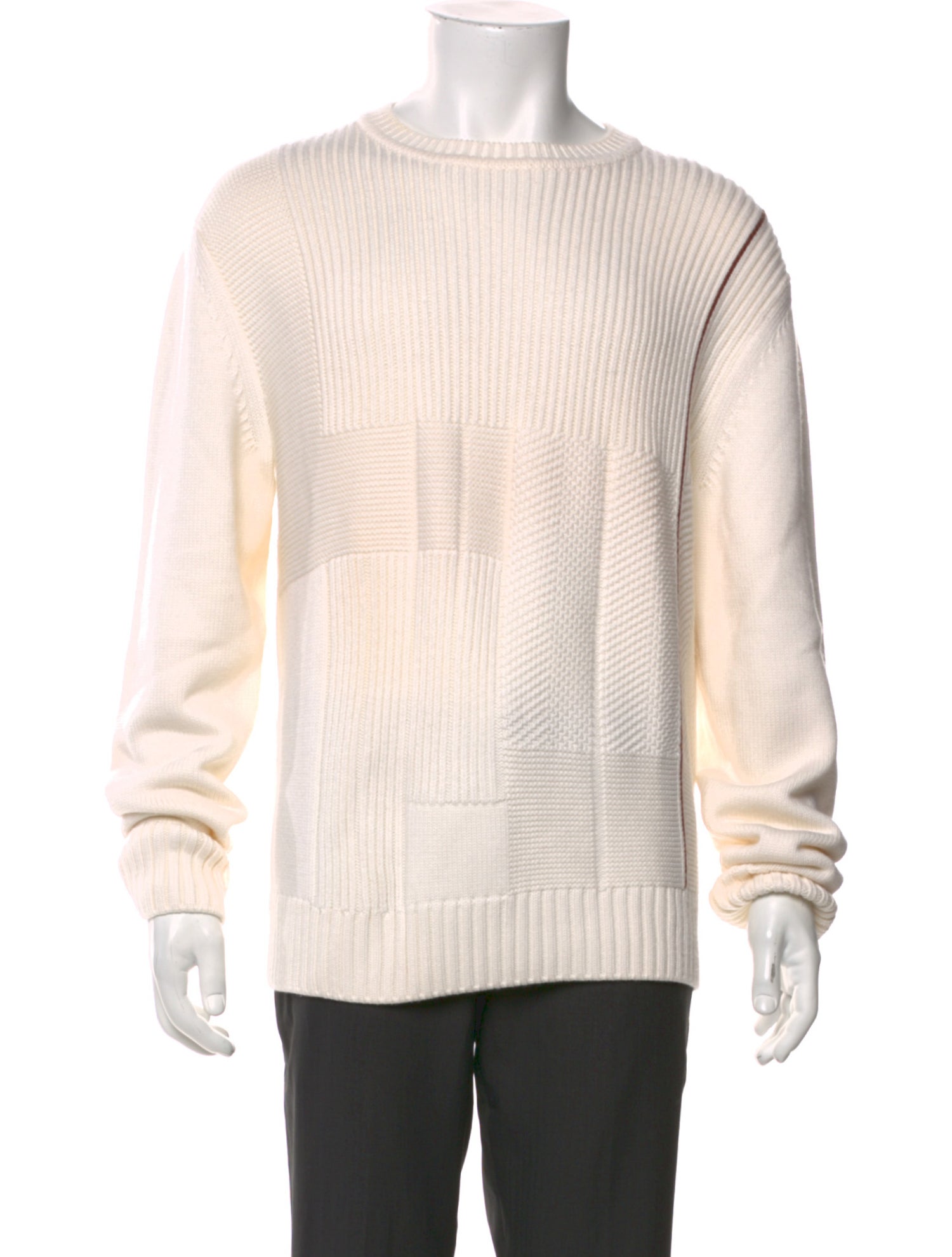 Loro Piana Virgin Wool Crew Neck Pullover