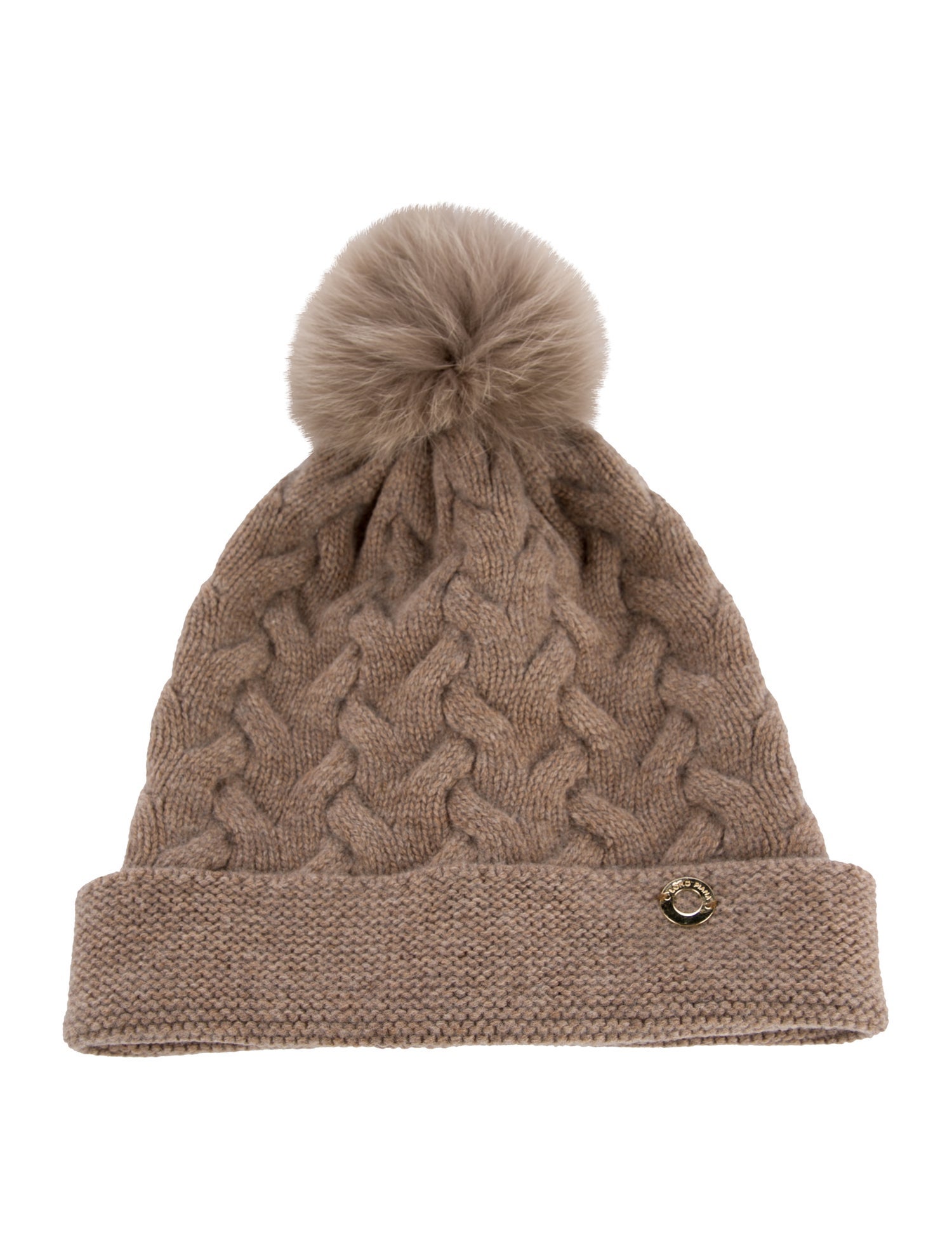 Loro Piana Cashmere Knitted Pop Pop Accent Beanie
